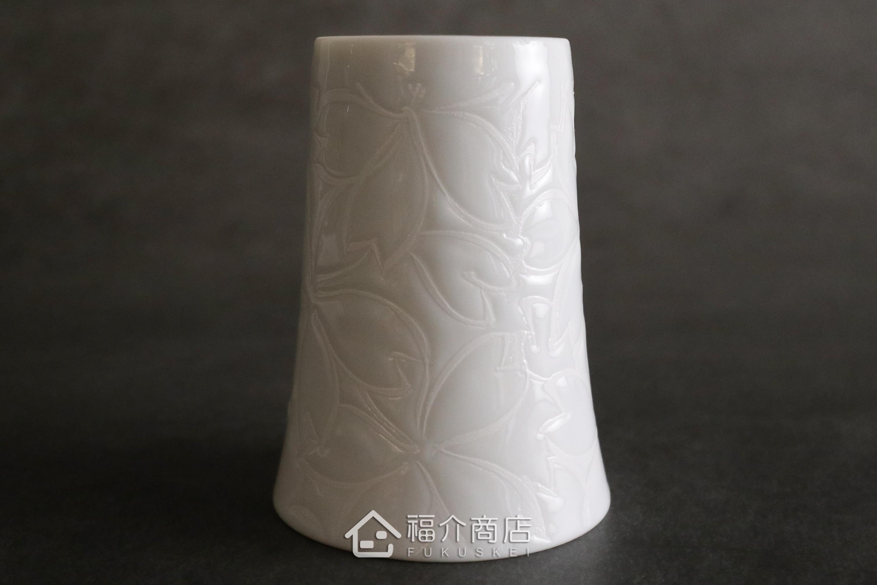 櫻花細長白瓷杯