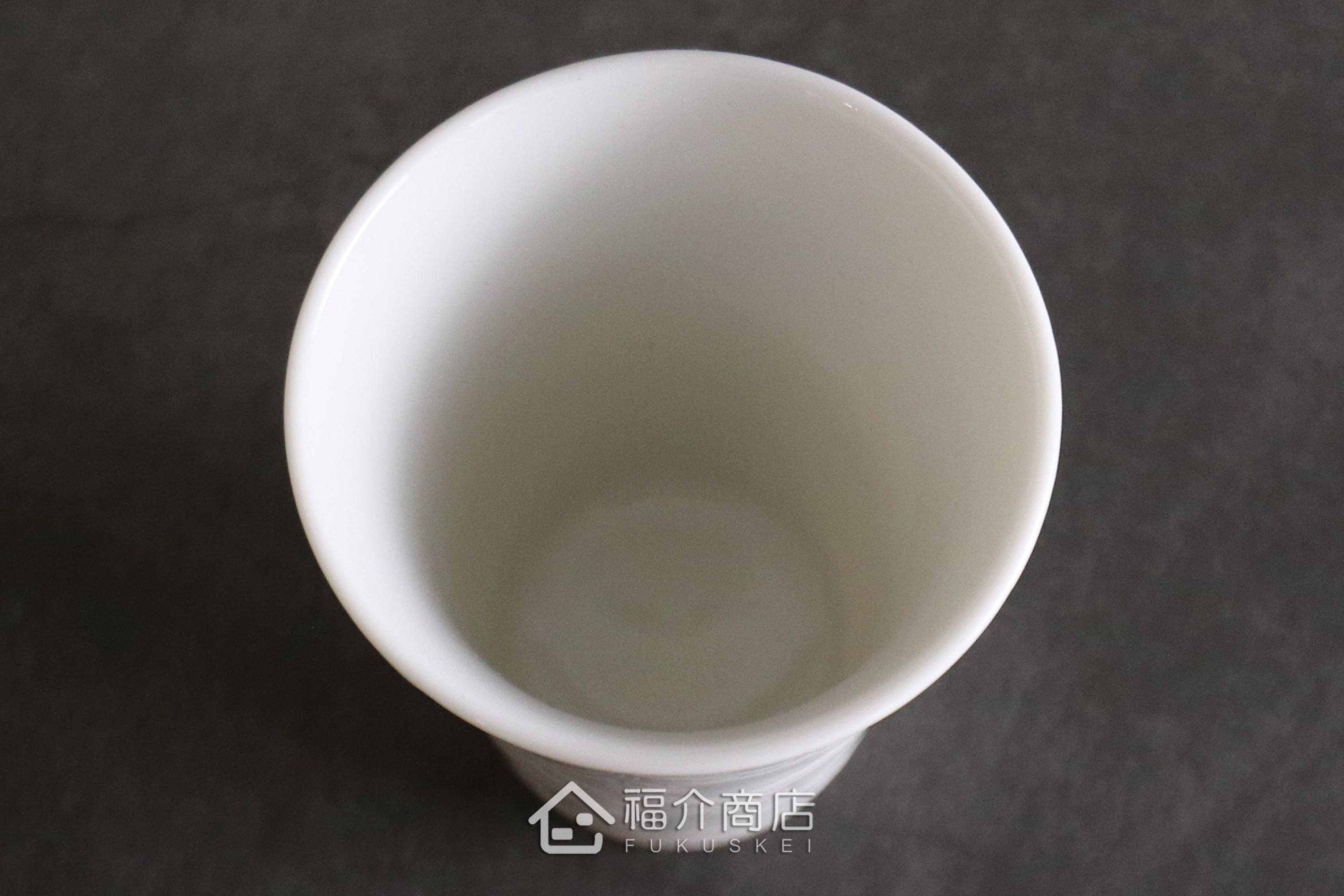 櫻花細長白瓷杯