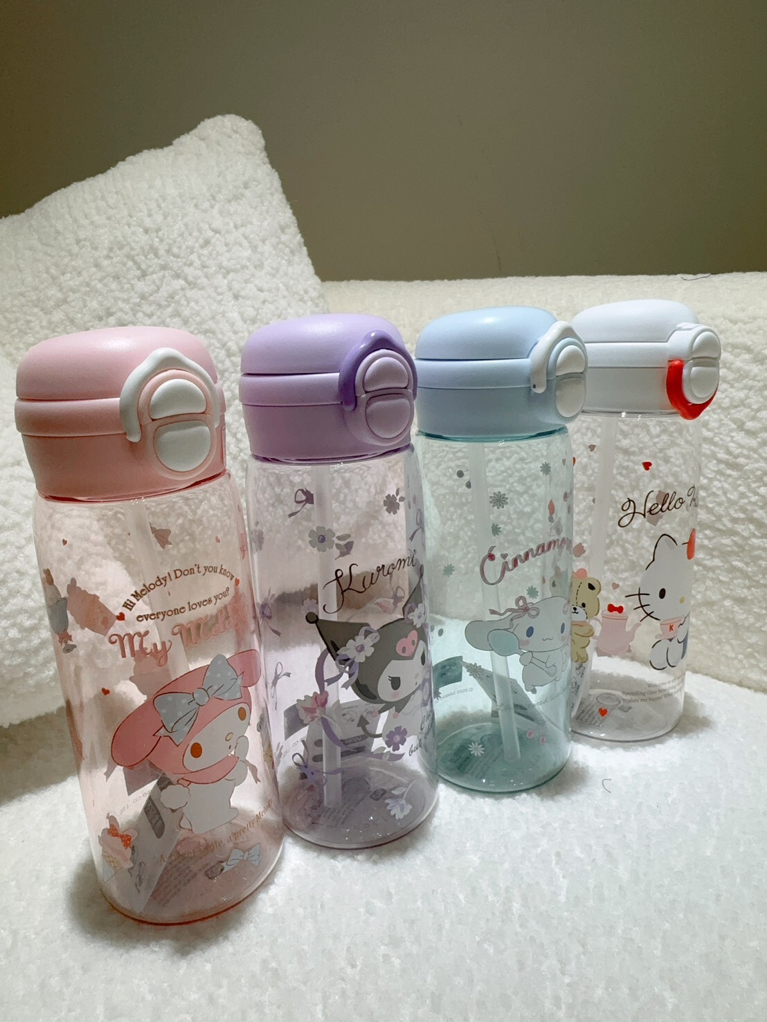 K03 三麗鷗Tritan母嬰材質兩用水壺