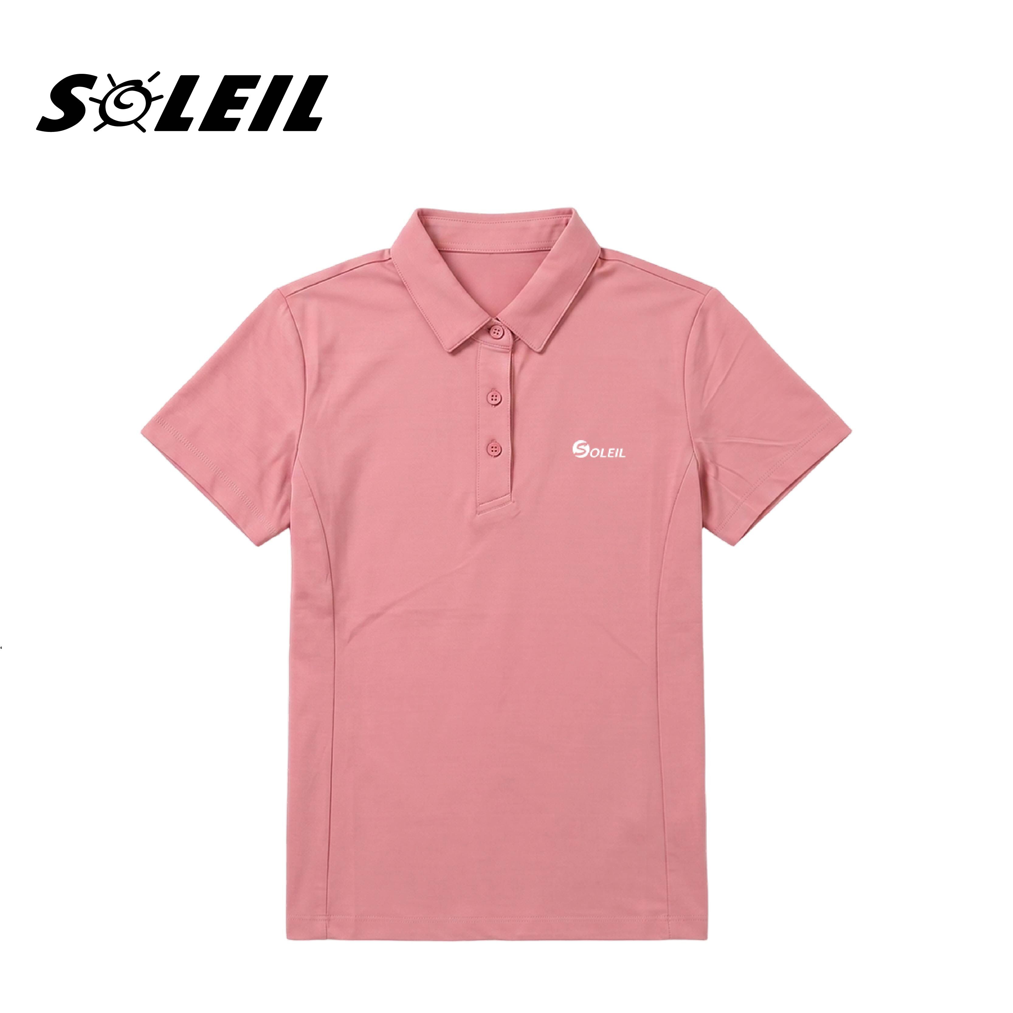SOLEIL時尚透氣莫代爾POLO衫 女款 (2色) 10SL806B