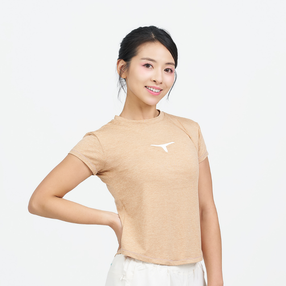 托瑪斯經典麻花女短袖 (拿鐵麻花)