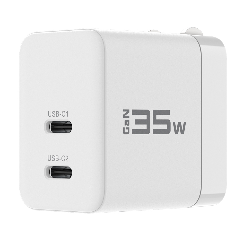 〔PDC35WV〕35W 2C USB-C PD快充充電器