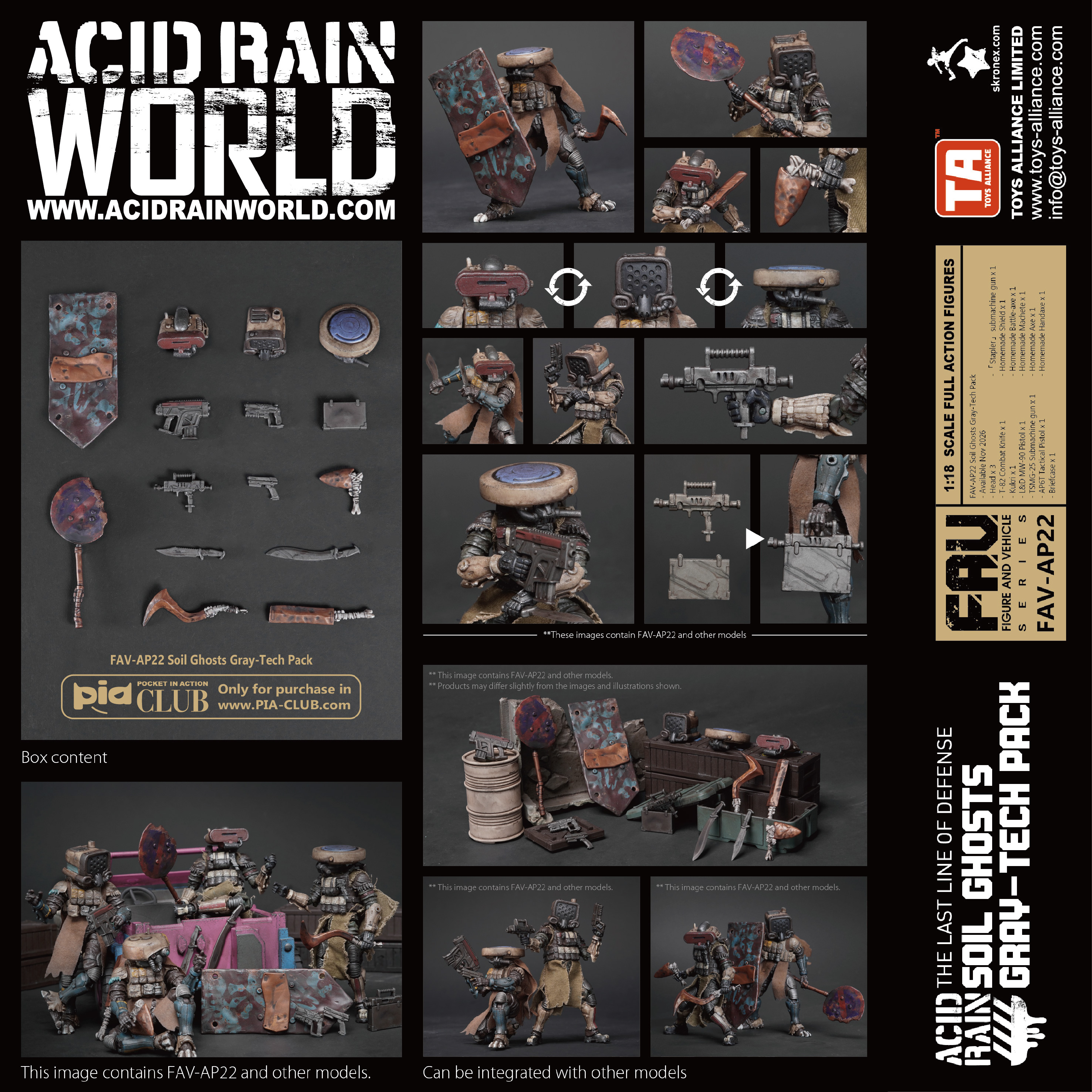 [預訂] TOYS ALLIANCE Acid Rain FAV-AP22 土鬼戈雷科技套裝