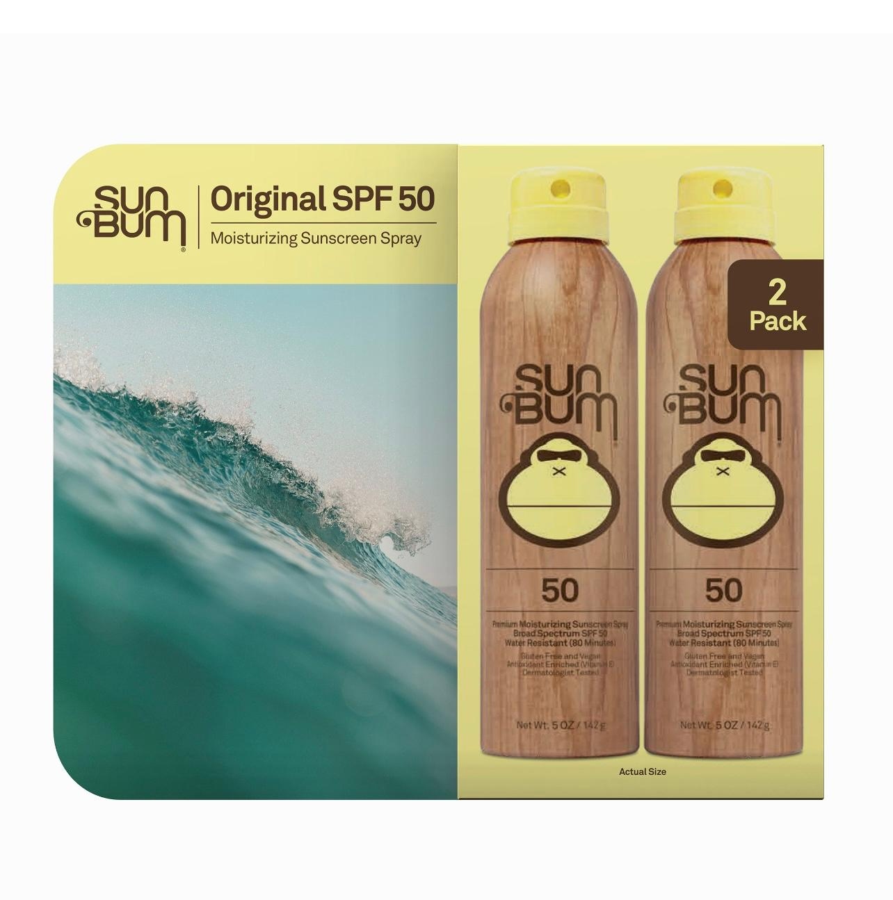 【預購】Sun Bum  H050650  太陽油SPF50，5oz，2-pack