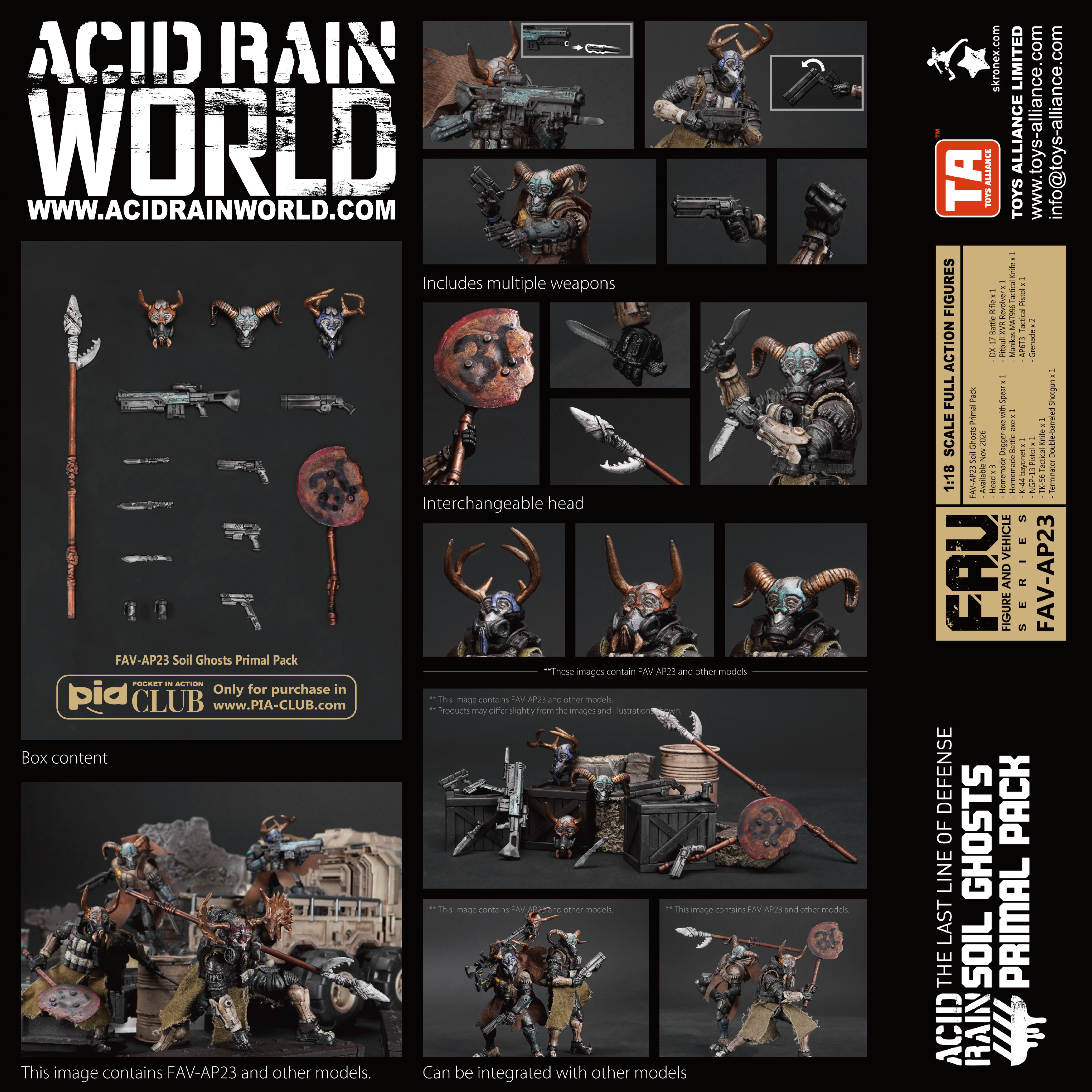[預訂] TOYS ALLIANCE Acid Rain FAV-AP23 土鬼原始套装