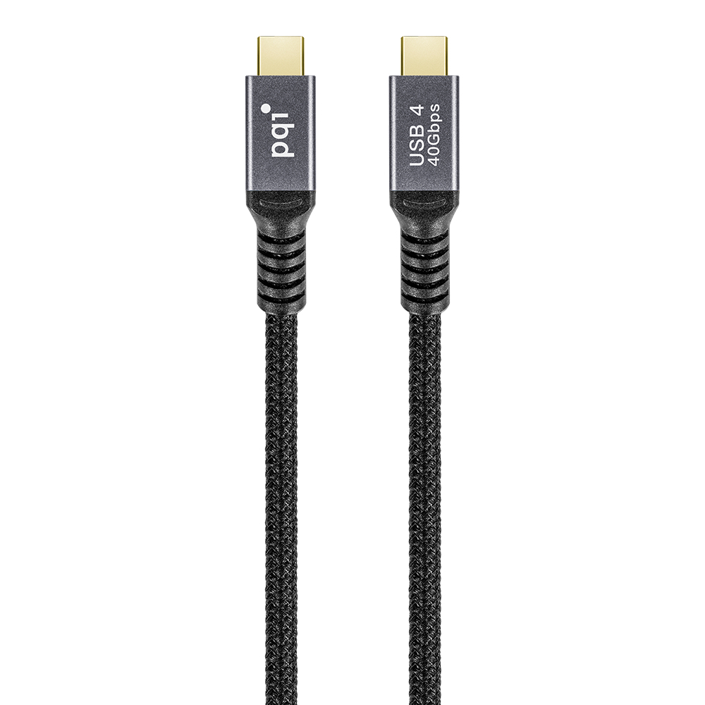 〔qCable C to C USB4〕USB4 C to C 5A大電流快充線