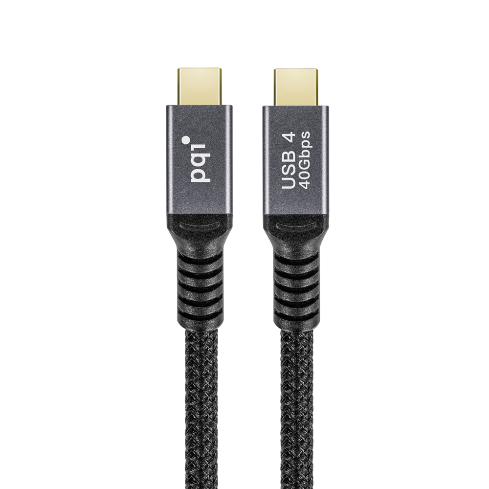 〔qCable C to C USB4〕USB4 C to C 5A大電流快充線