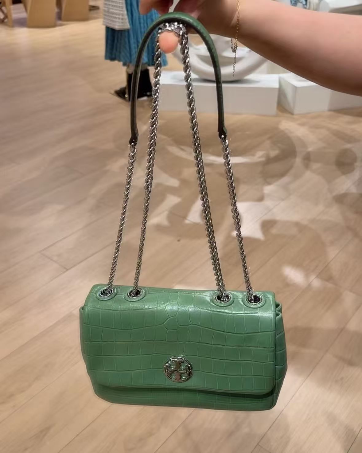 【預購】Tory Burch H050604 綠色小號手袋