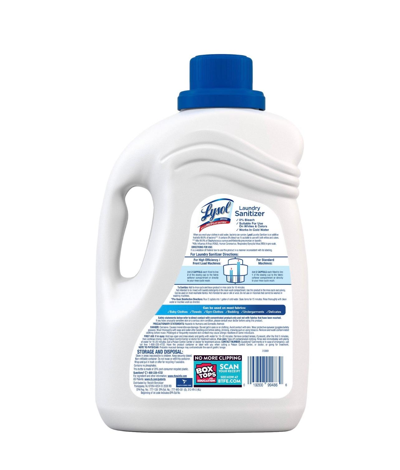 【預購】Lysol H050658 衣物專用殺菌除菌液 (清爽亞麻香) — 150盎司