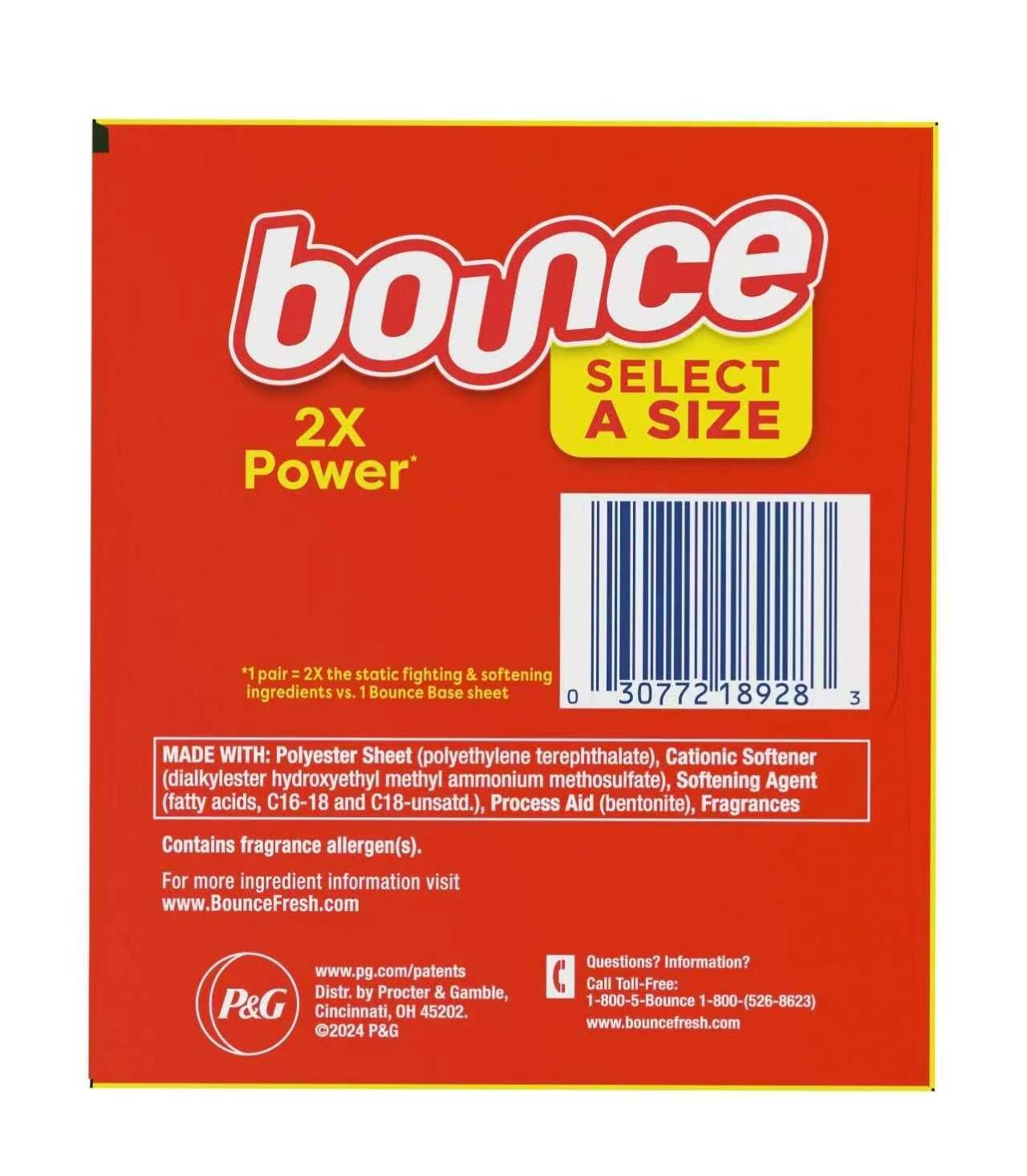 【預購】Bounce H050661 4合1強效烘衣紙 — 戶外清新香 400片