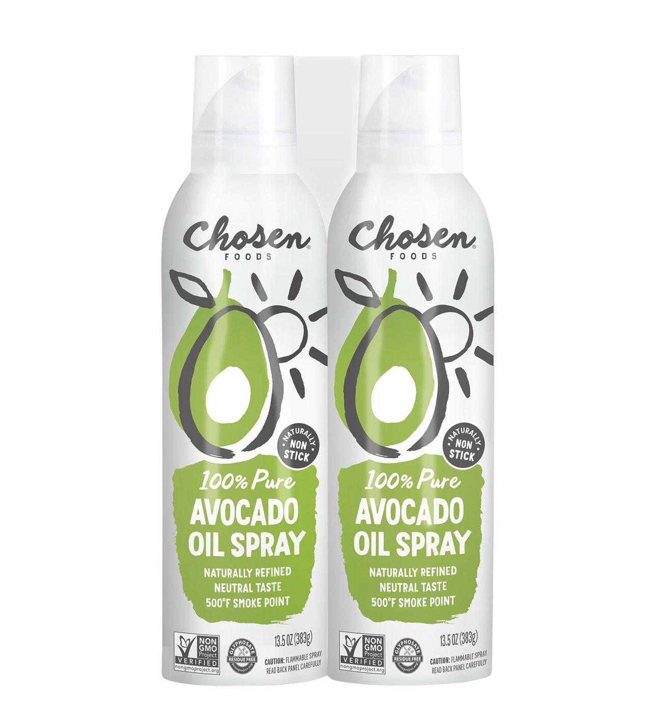 【預購】Chosen Foods H050665 100% 純牛油果油噴霧 (氣炸鍋/煎炒專用) — 13.5oz x2