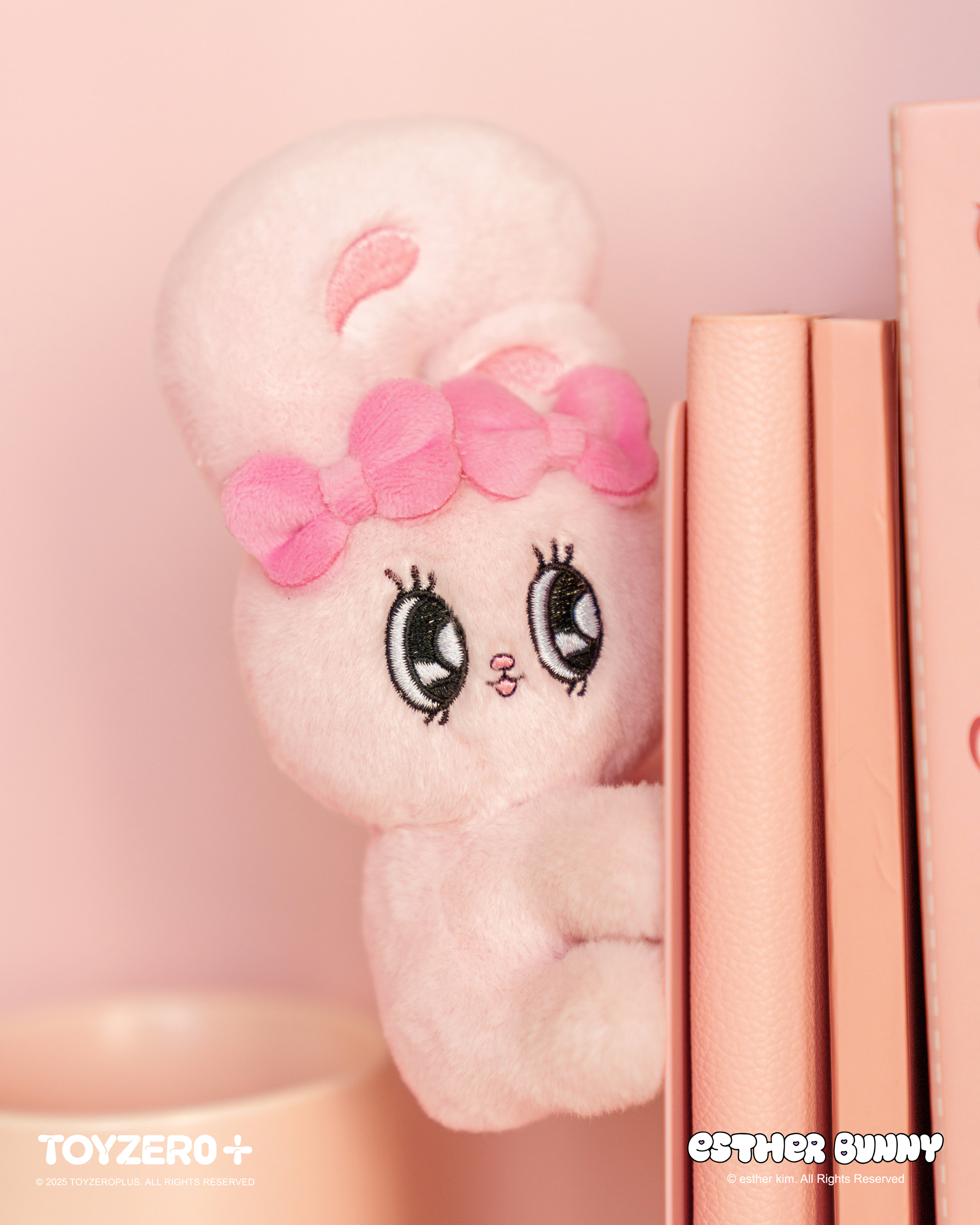 Esther Bunny艾絲樂小兔 - 16 cm 磁吸毛絨掛件 (Ribbon Bunny)