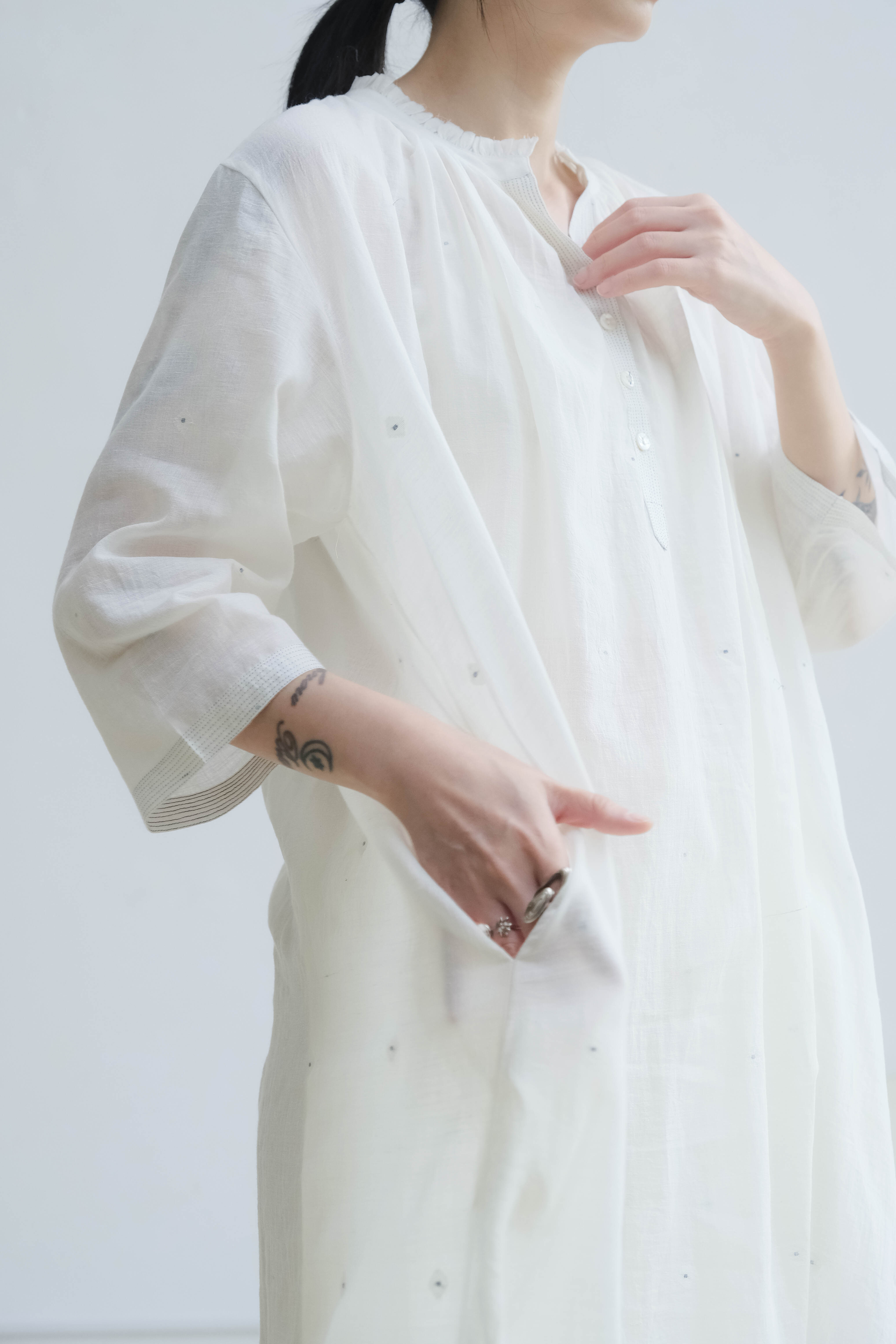 Ujeli Ayesha 洋裝 達卡白