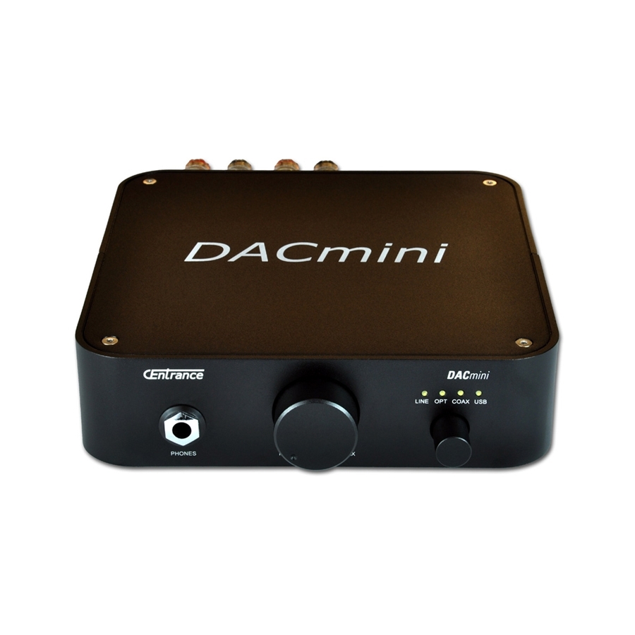 【陳列品】美國 CEntrance - DACmini PX 桌上型解碼耳擴+喇叭擴音 | Class A 耳擴放大 | 2x25W Class D喇叭擴音 (陳列品不設保用及退換)