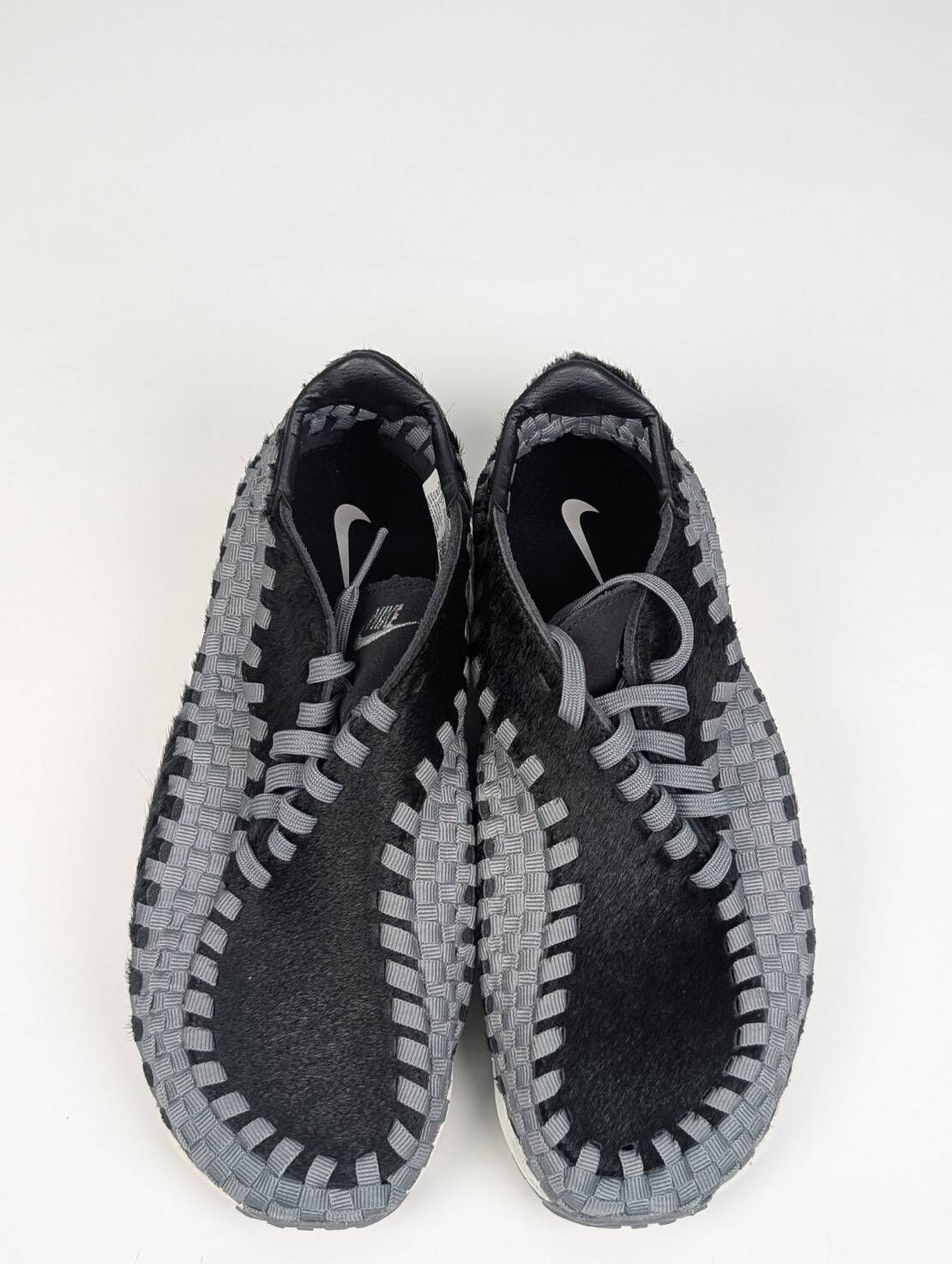 微瑕疵-右腳中底泛黃 FB1959-001 W7.5 Nike Air Footscape W " Black Smoke Grey " 煙灰 編織 女鞋 男女段