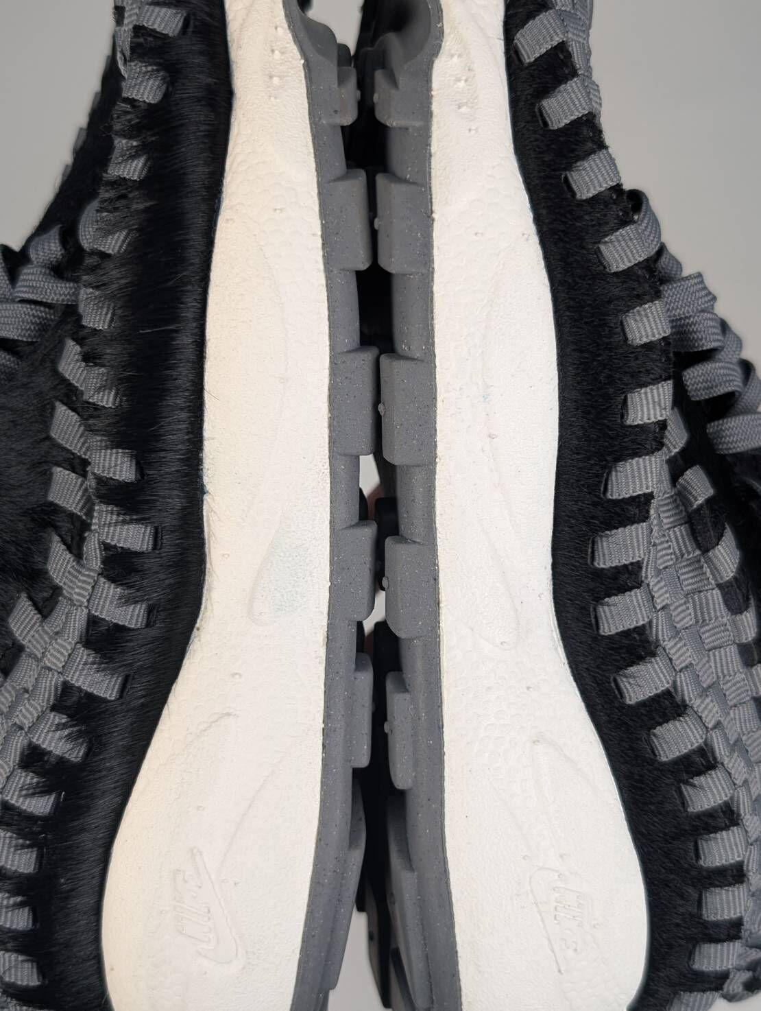 微瑕疵-右腳中底泛黃 FB1959-001 W7.5 Nike Air Footscape W " Black Smoke Grey " 煙灰 編織 女鞋 男女段