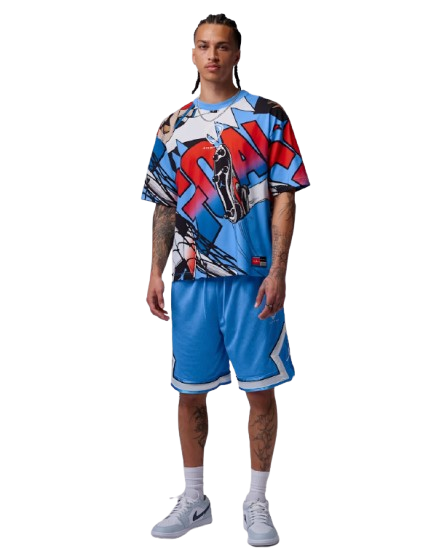 【官網限定】Jordan Brooklyn 美式滿版漫畫上衣 IO0013-100 V