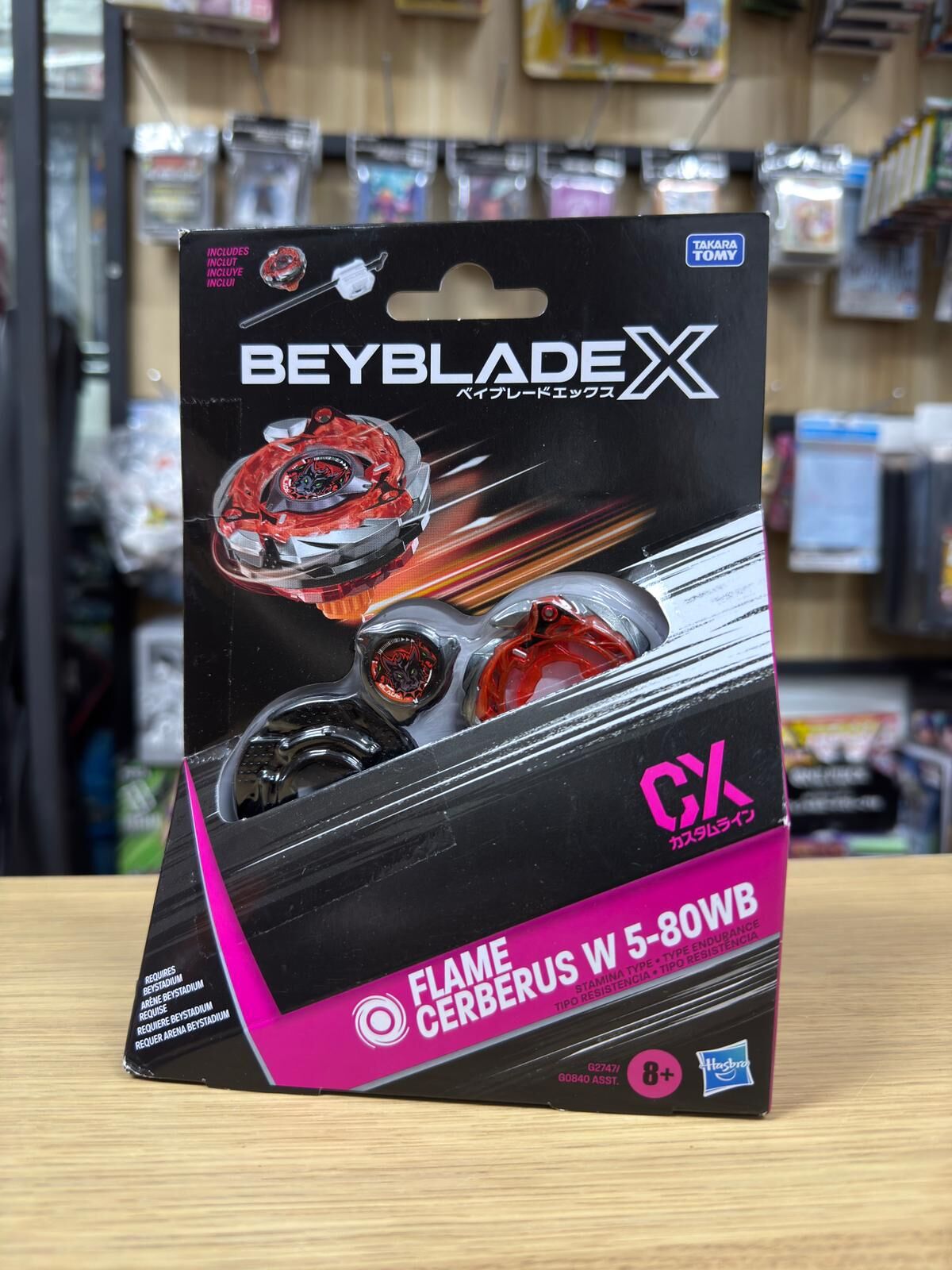 美版 BEYBLADE X 爆旋陀螺 烈焰魔犬 W 5-80WB