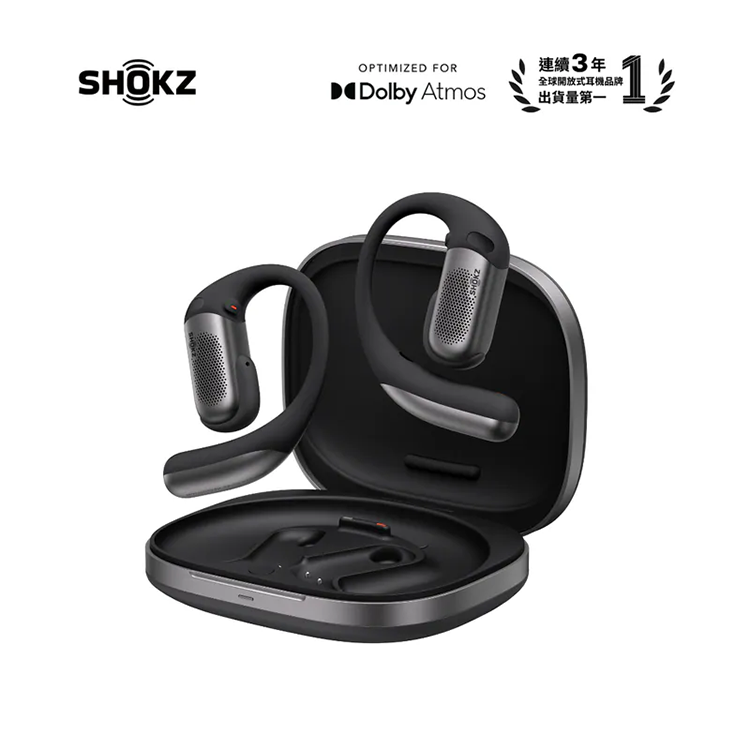 Shokz OpenFit Pro T010 超級雙單元開放式濾噪耳機