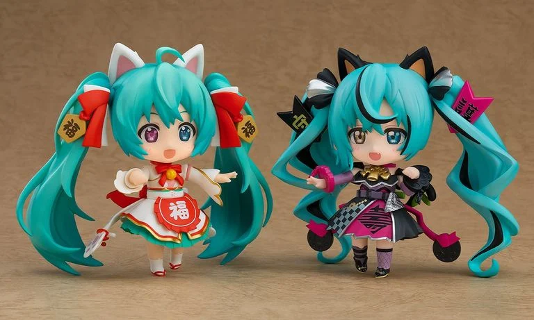 GSC 黏土人 #2759 初音未來 黑招財未來Ver. 可動完成品