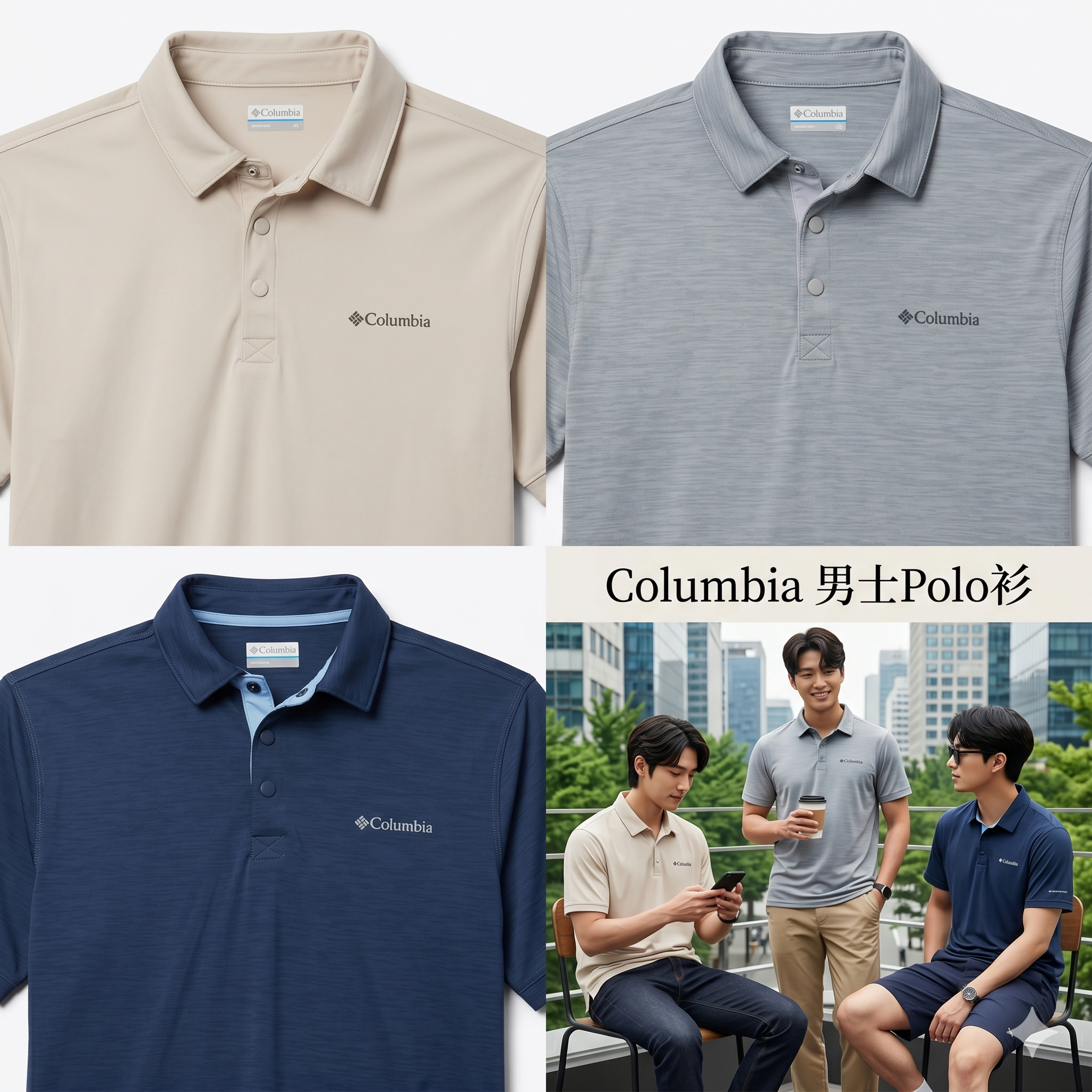 【預購】Columbia H050621 男士Polo衫