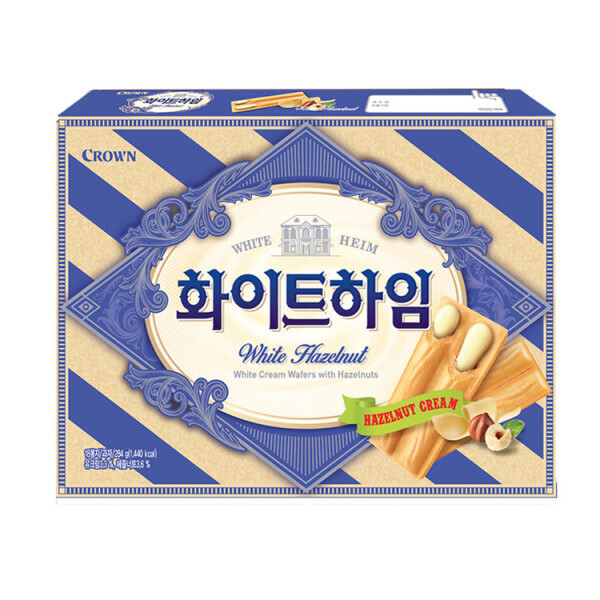 韓國 CROWN 巧克力威化酥系列 白巧克力/黑巧克力