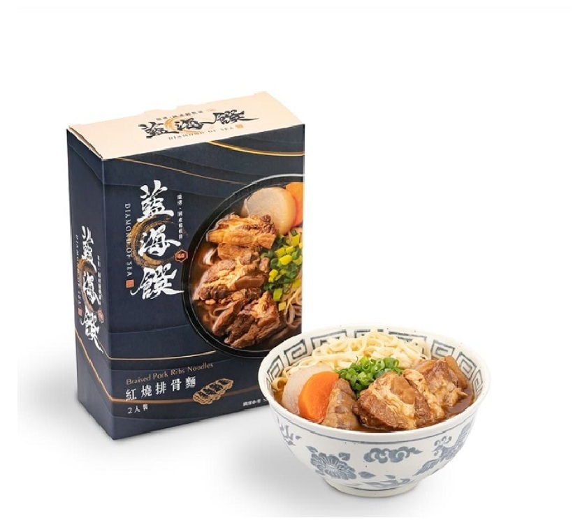 藍海饌   紅燒排骨麵  2包/盒