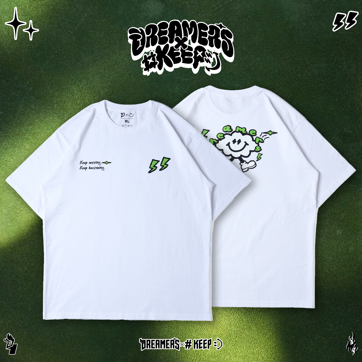 #KEEP x DREAMERS夢想家 聯名款 夢想啟動 短TEE【KS347】
