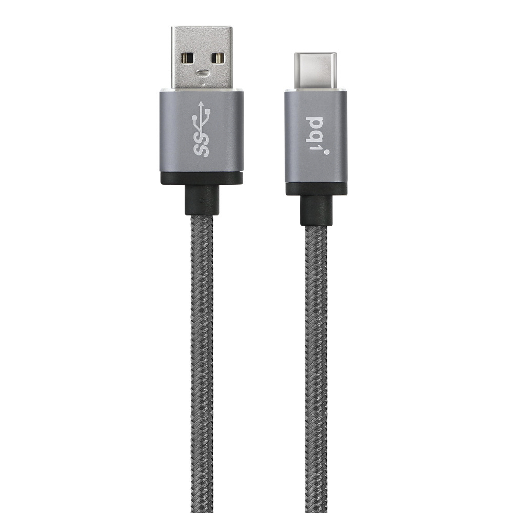 〔C-Cable C to A 金屬編織線 180〕USB-A to C  180公分金屬編織線