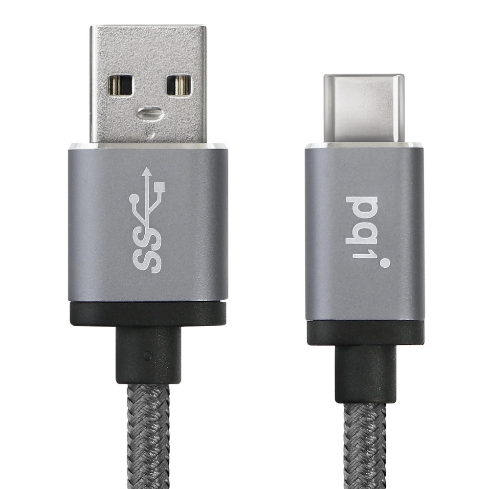 〔C-Cable C to A 金屬編織線 180〕USB-A to C  180公分金屬編織線