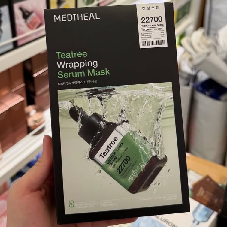 MEDIHEAL 茶樹鎮靜保濕裏覆精華導入面膜 10片