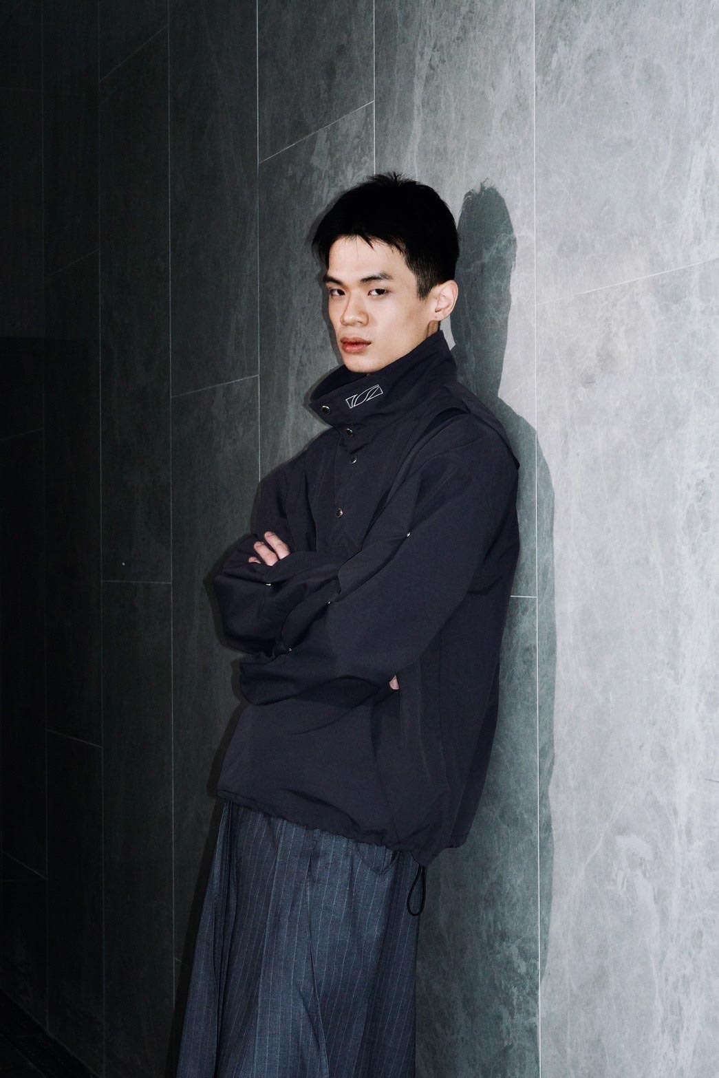 DEFRETI WIDE - SLEEVE STAND COLLAR JACKET 寬袖 立領 外套