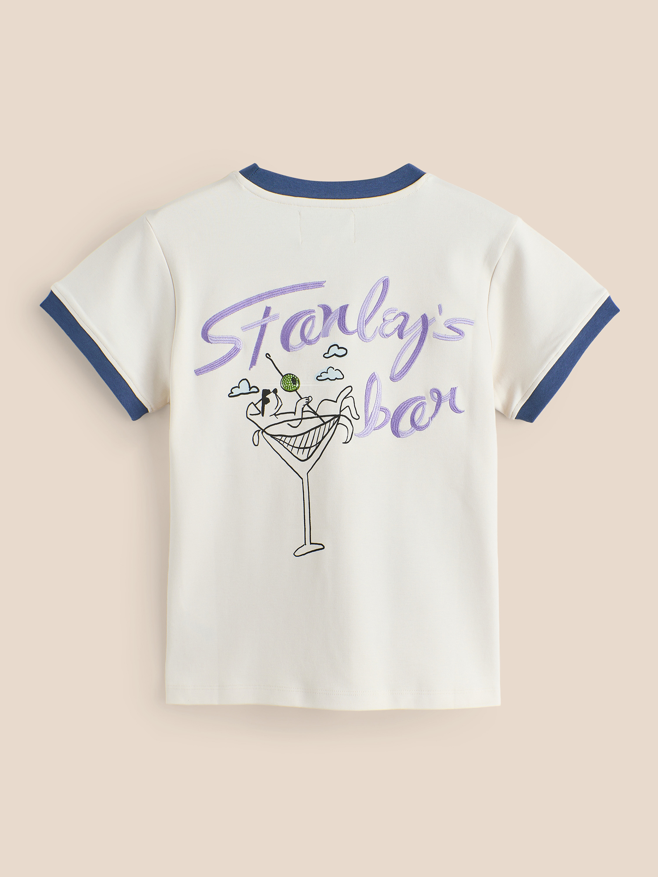 Snorkel Stanley 圓領刺繡圖案T-shirt