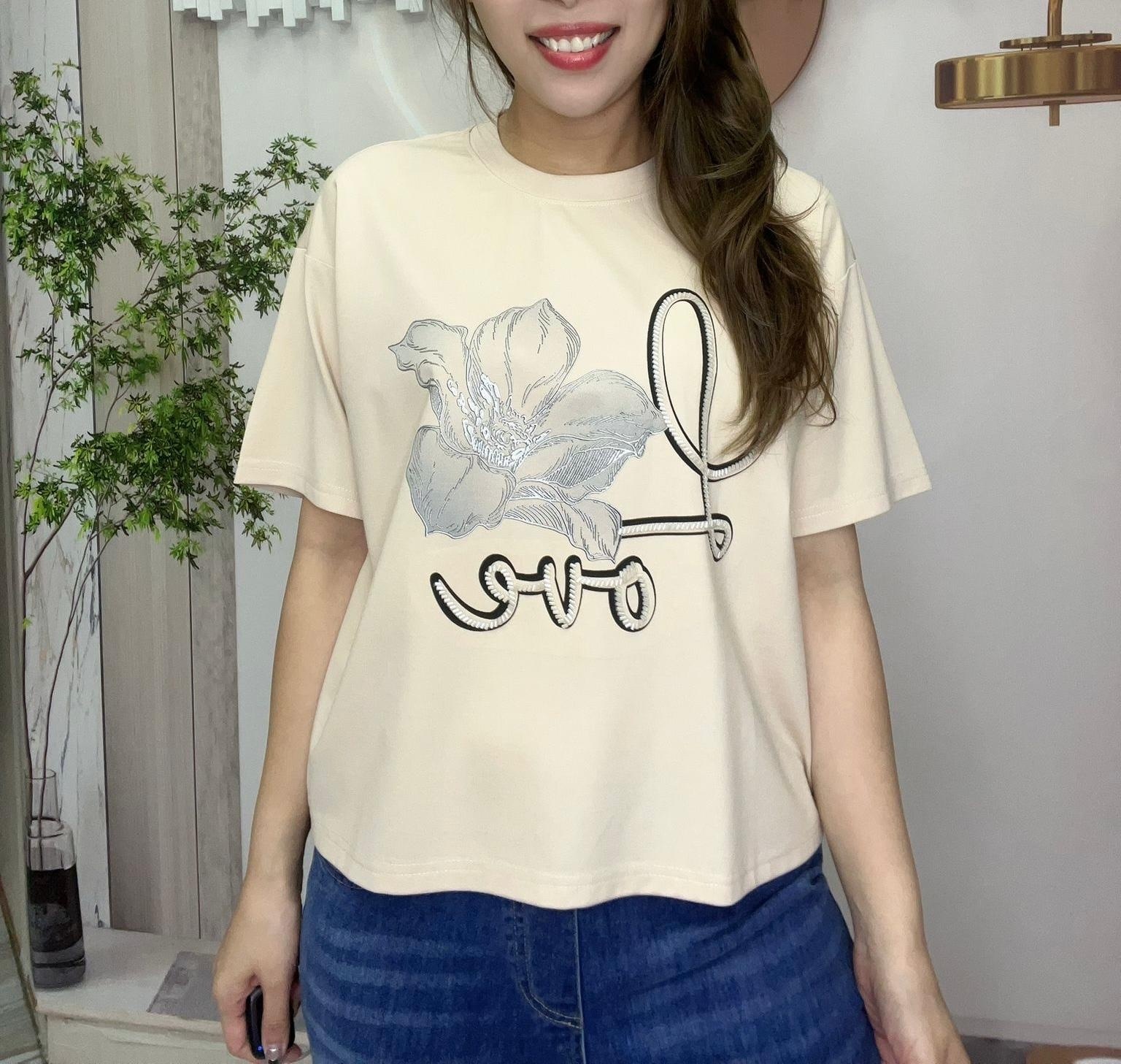 Ma牌子love字拼花圖案top ～162S