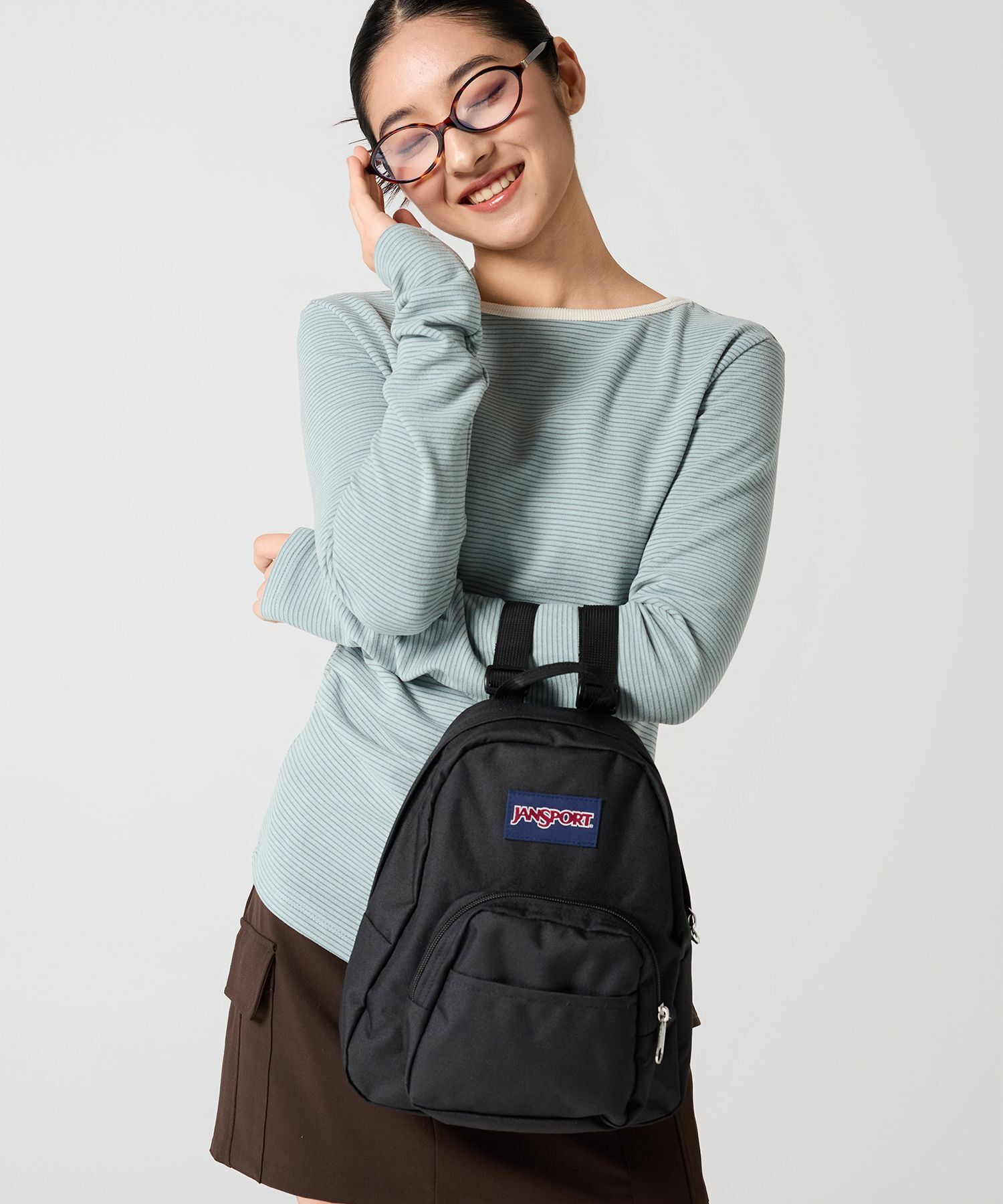 JanSport Half Pint 迷你後背包 黑色 JS00TDH6008