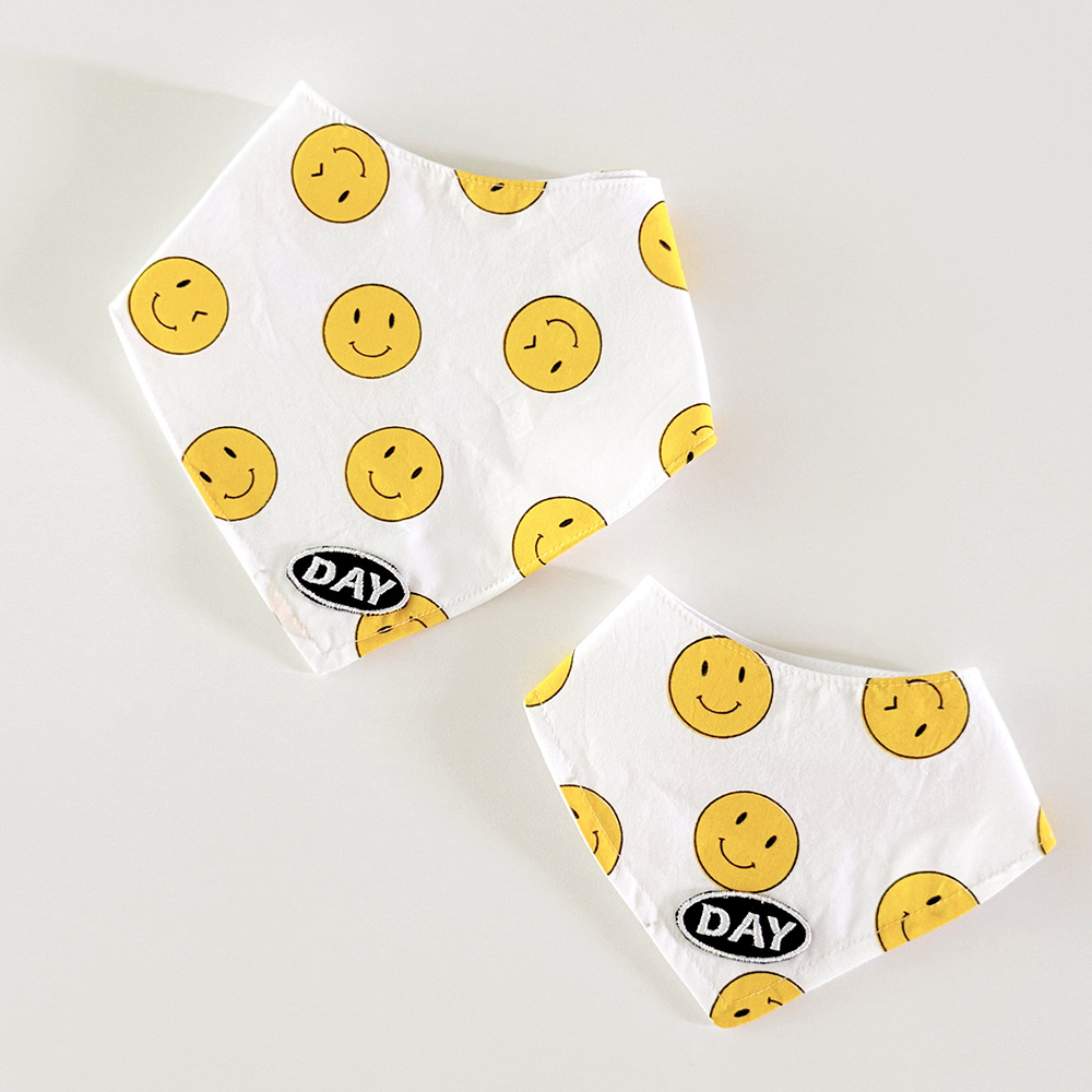 【預購】cuddly day｜Smile Everyday 三角巾