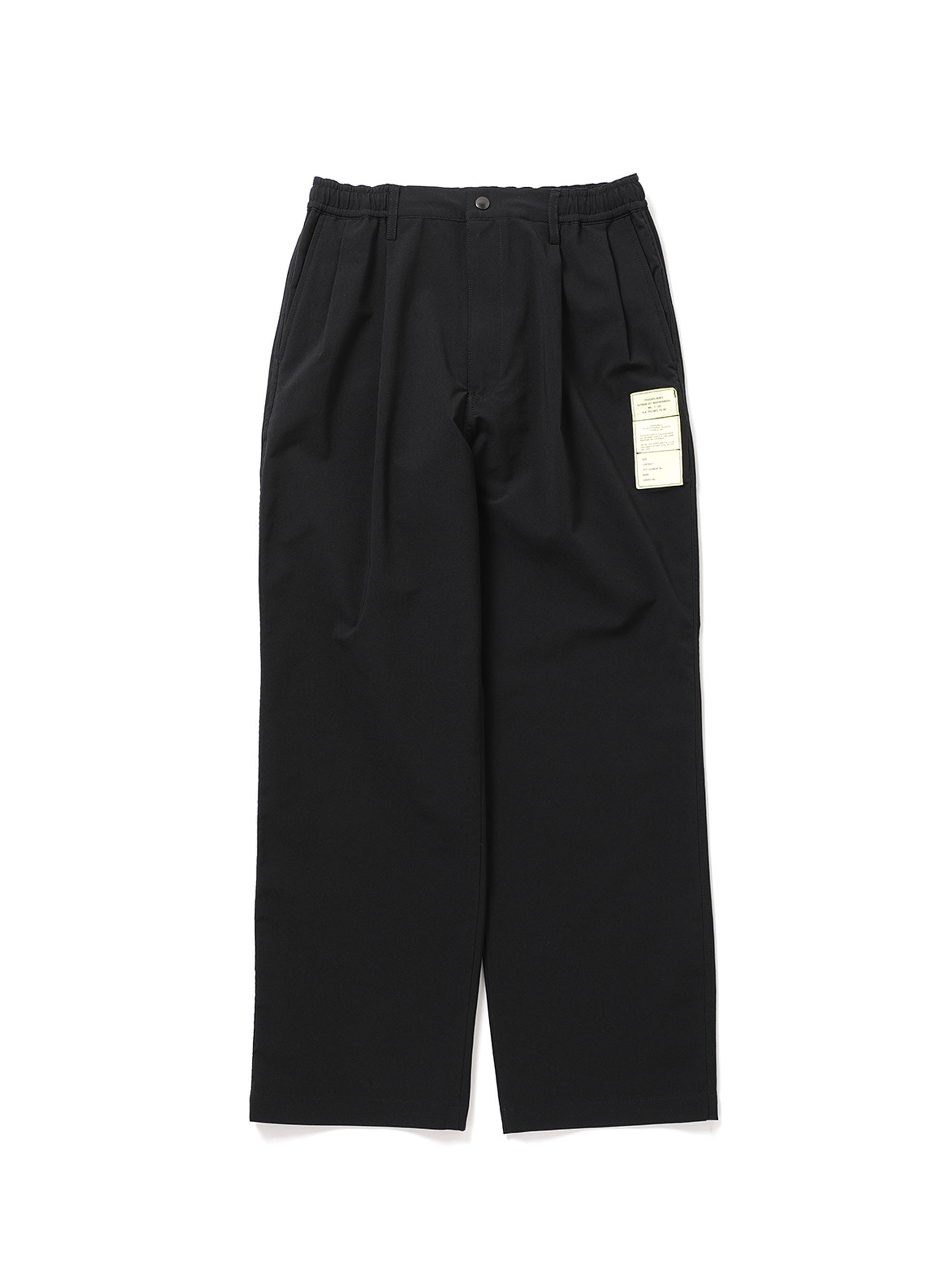 NHOOLYWOOD EASY TROUSERS - Black PANTS