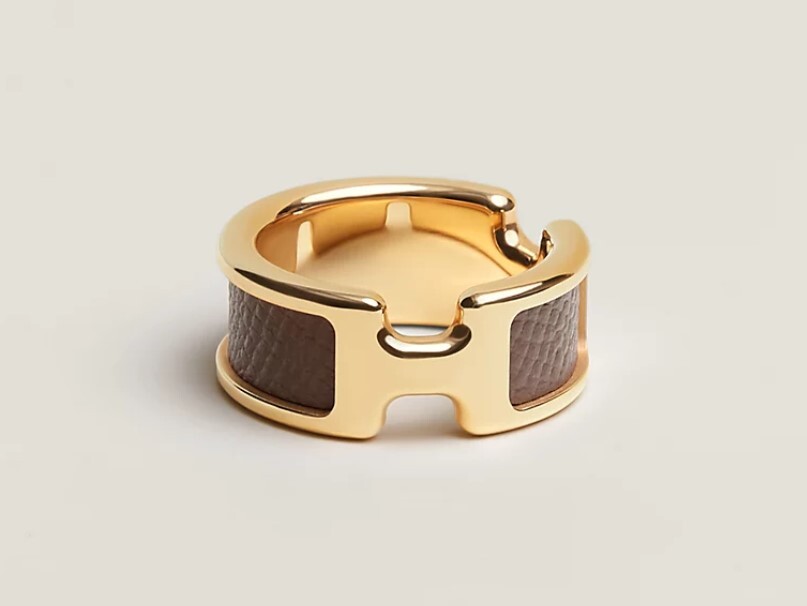 Hermes 愛馬仕 Calfskin 小牛皮 Olympe ring