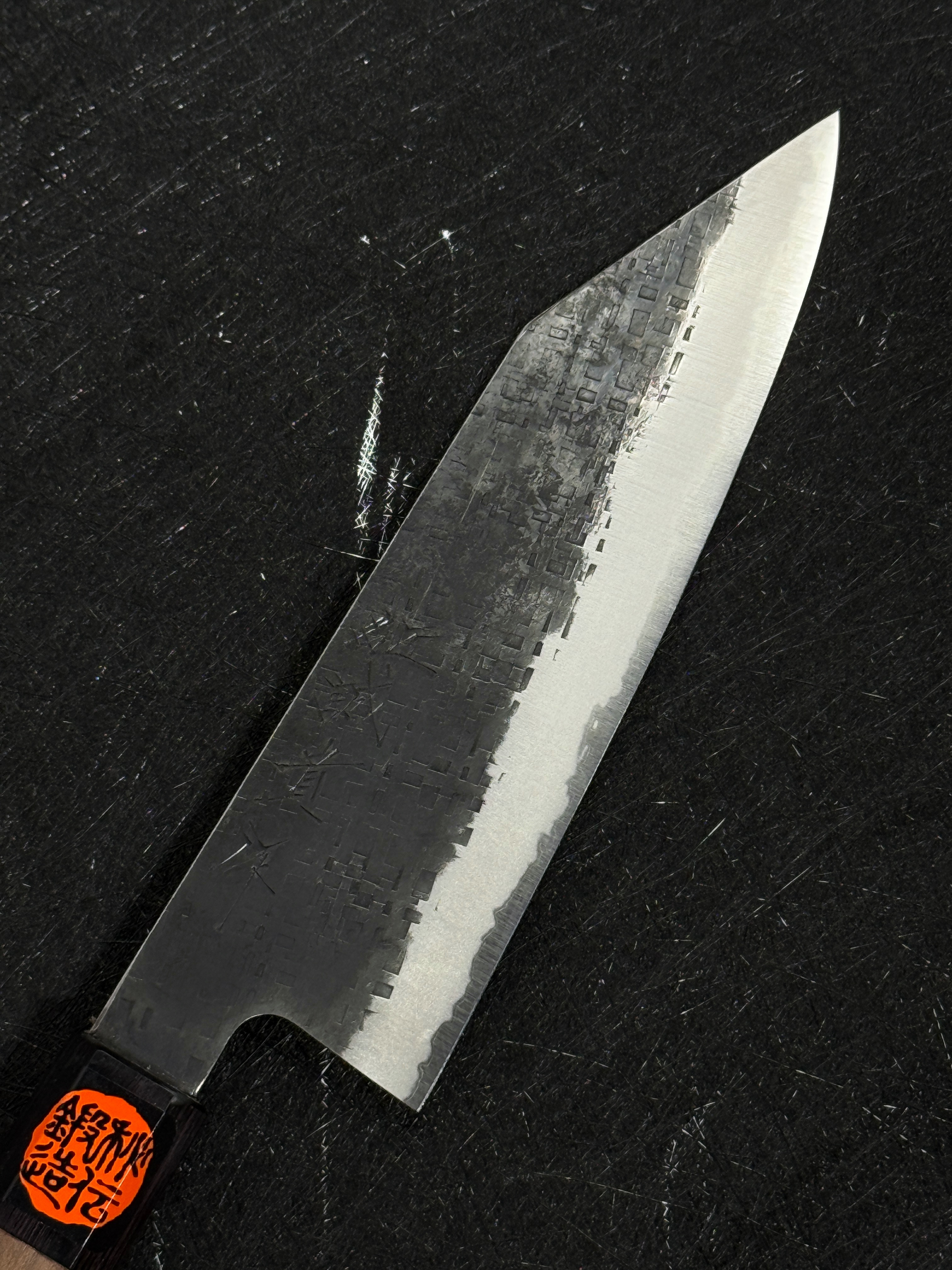 Shigeki Tanaka Tekka Blue2 Stainless Clad Bunka
