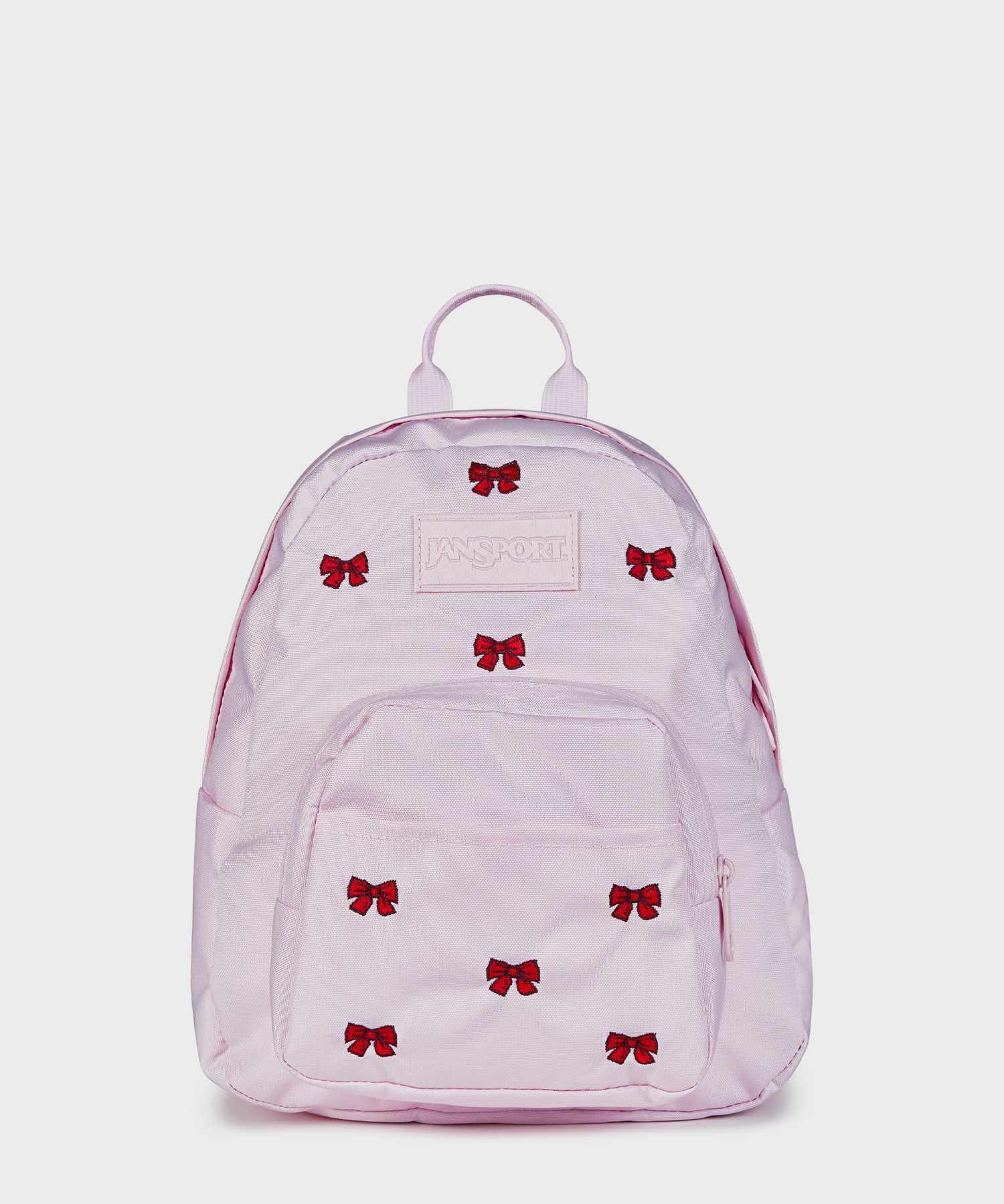 JanSport 刺繡蝴蝶結迷你後背包 粉色 JS0A3C4JA3Z