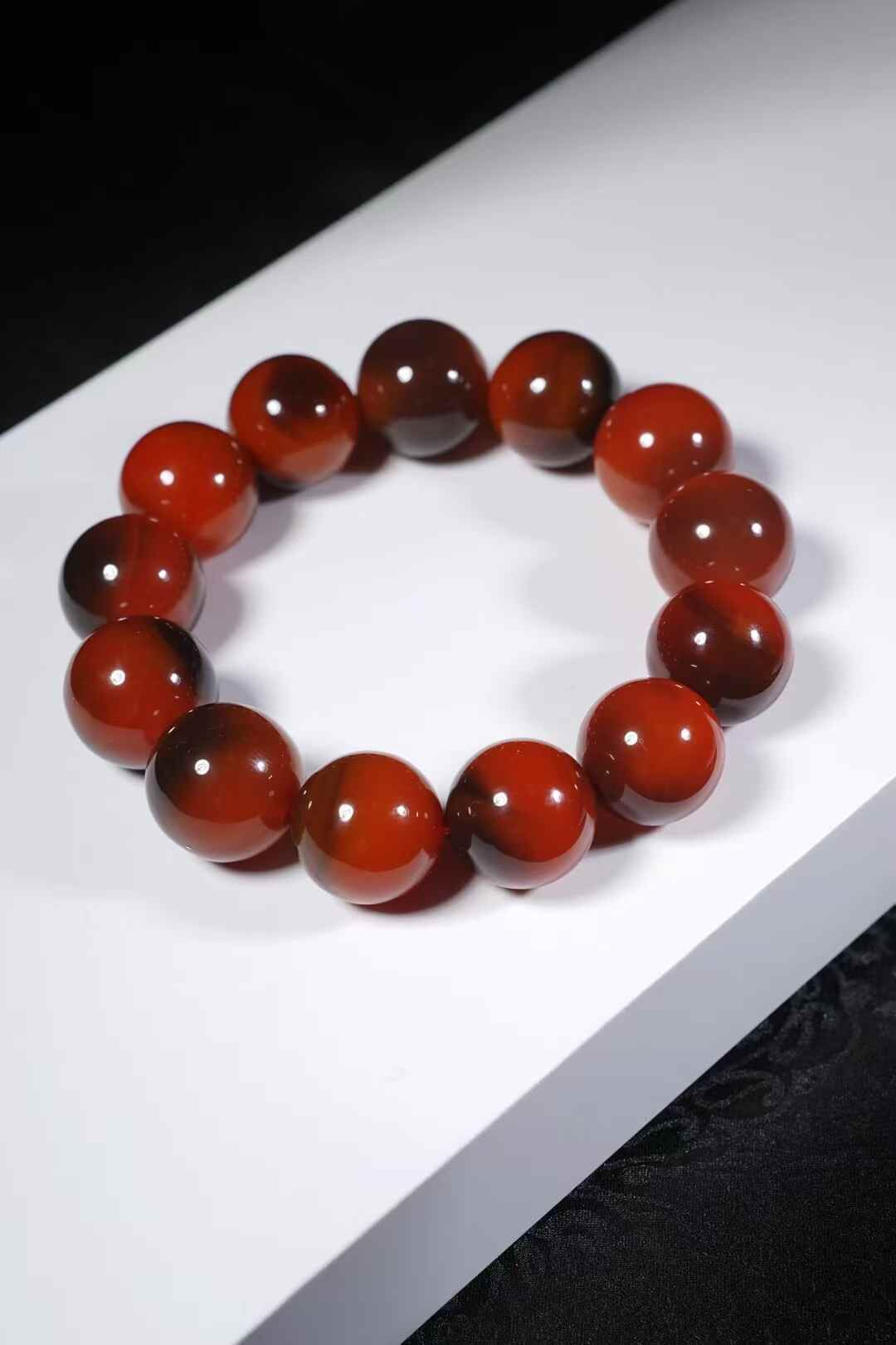 天然南紅瑪瑙手串 (18mm直徑),天然南紅瑪瑙