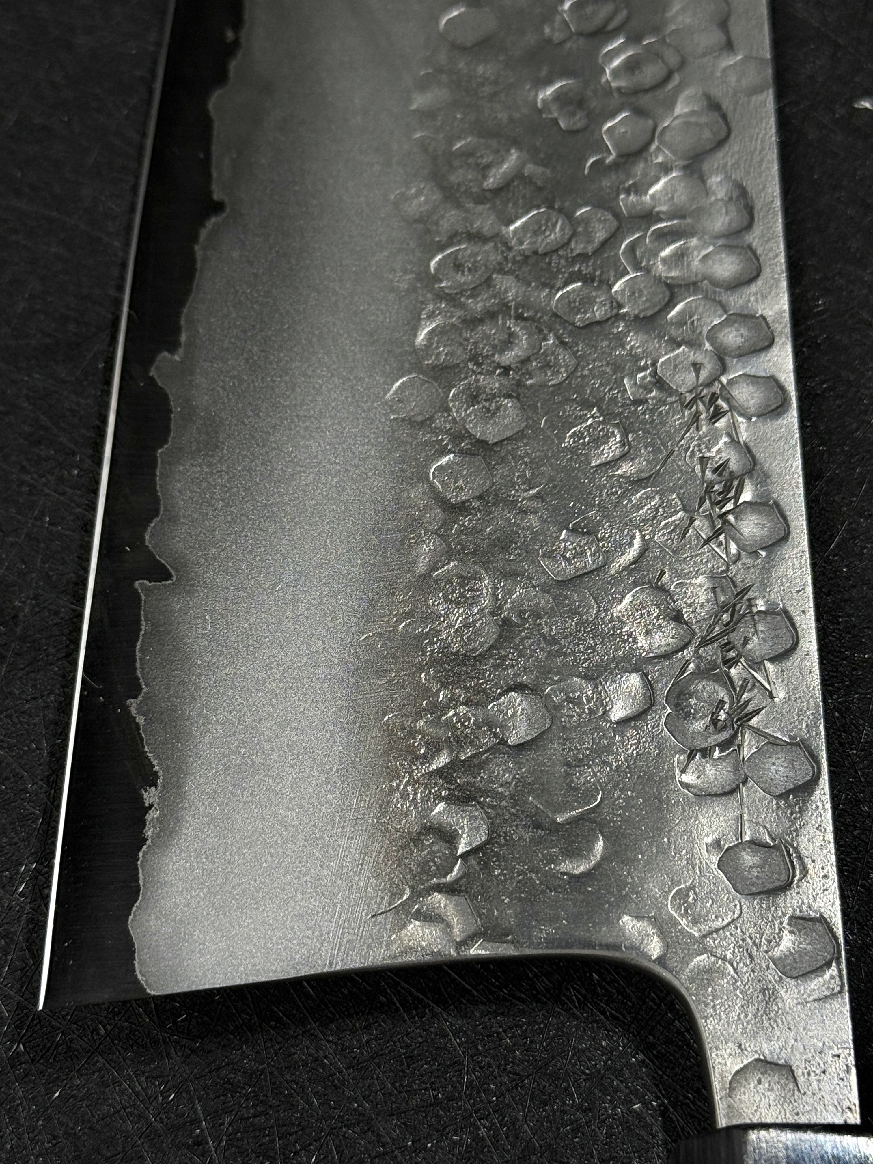 Matsubara Blue2 Stainless Clad Tsuchime Kiri Cleaver
