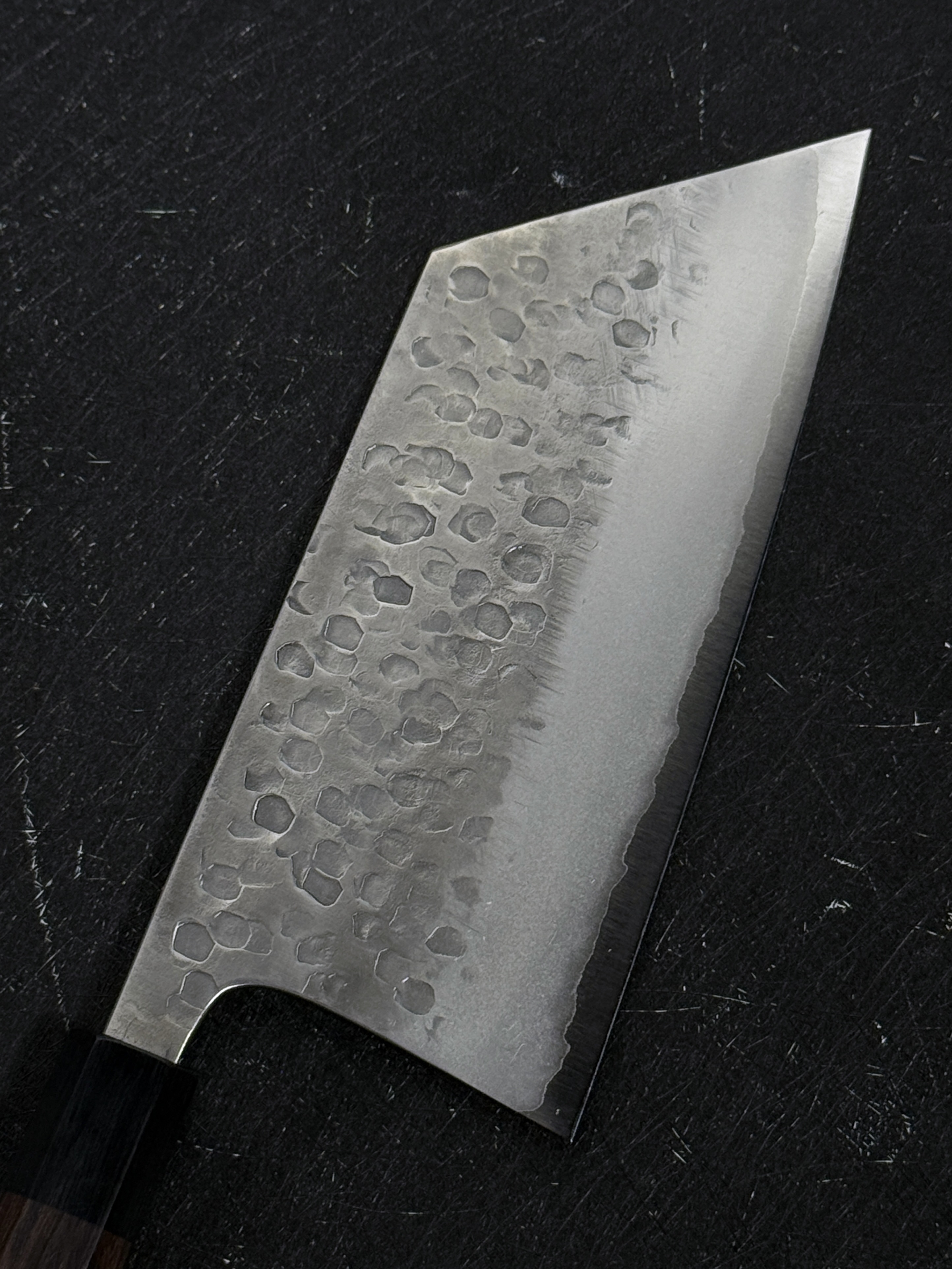 Matsubara Blue2 Stainless Clad Tsuchime Kiri Cleaver