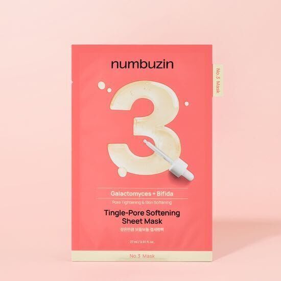 Numbuzin NO.3 修復毛孔嫩膚面膜 5ea/10ea