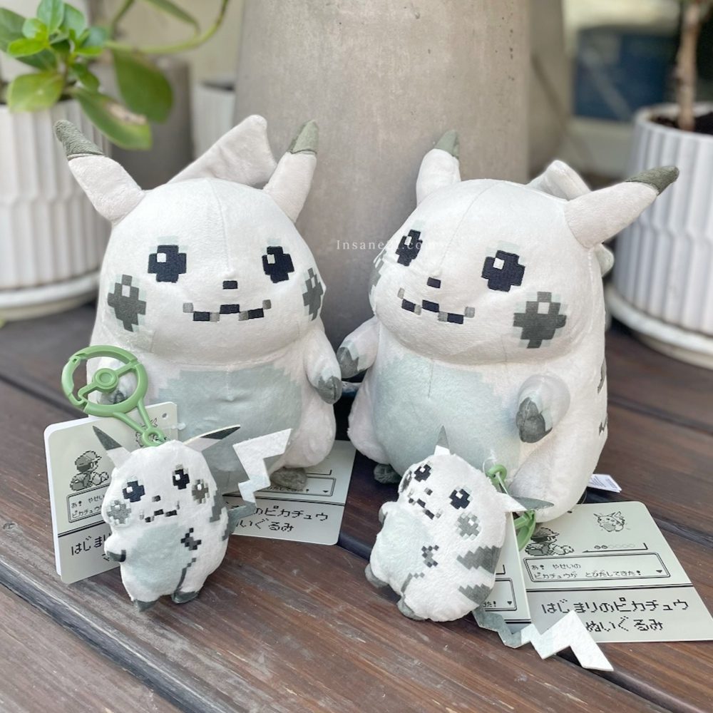 POKEMON 像素初代皮卡丘 寶可夢中心30週年限定 絨毛吊飾 掛件
