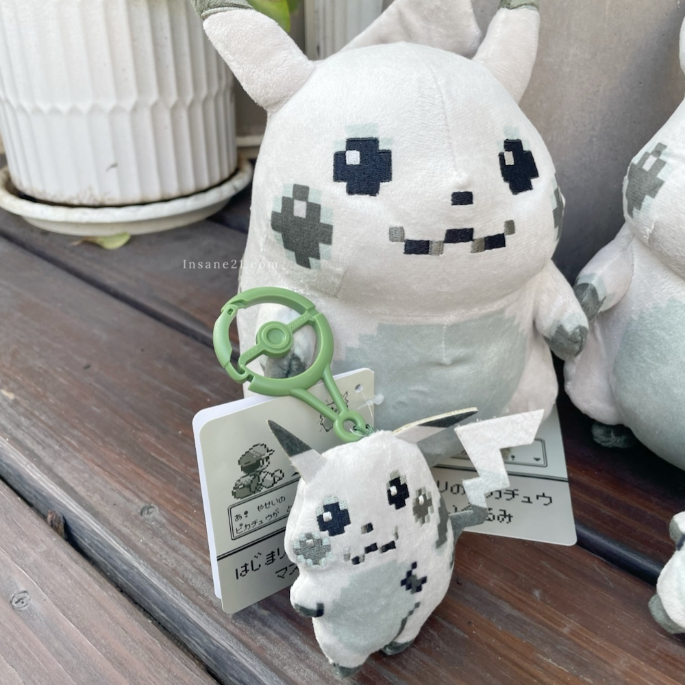 POKEMON 像素初代皮卡丘 寶可夢中心30週年限定 絨毛吊飾 掛件