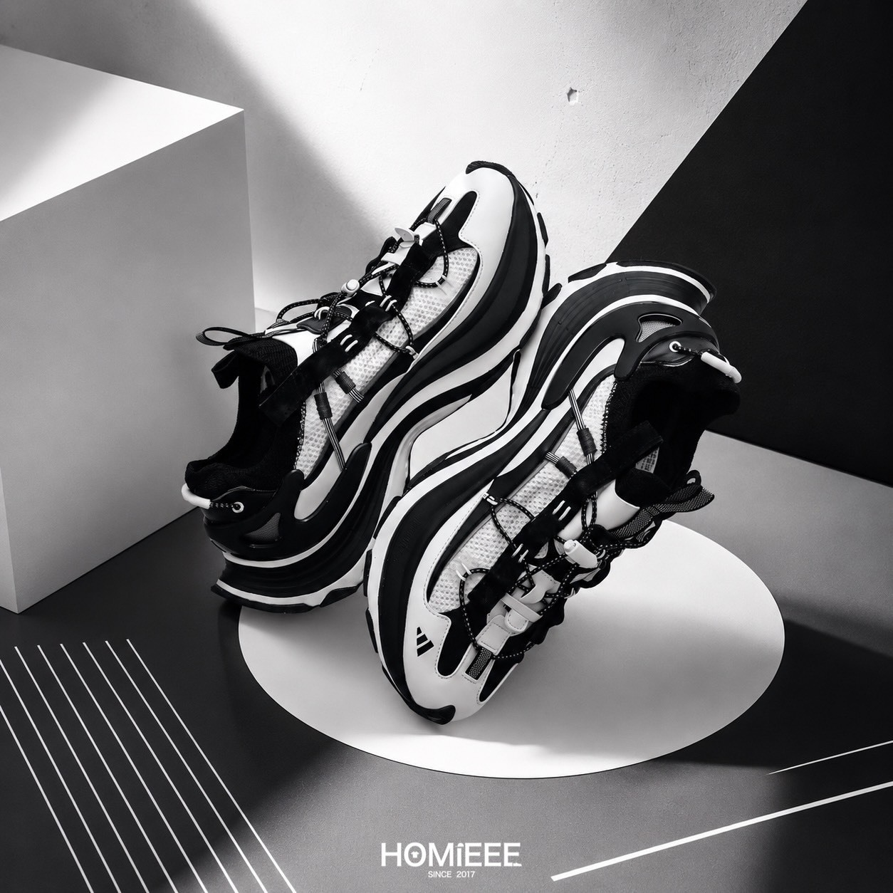 Adidas FOS XLG Speed White Black 黑白 抽繩 男鞋 [KK1916]