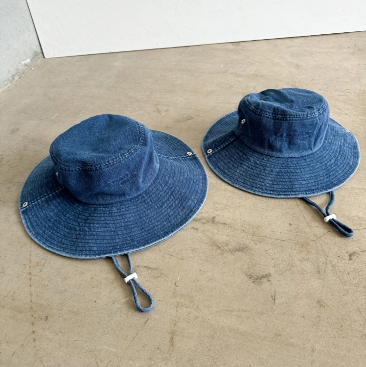 TWIN COLLECTIVE KIDS 休閒牛仔帽 COWBOY BUCKET HAT - DENIM BLUE