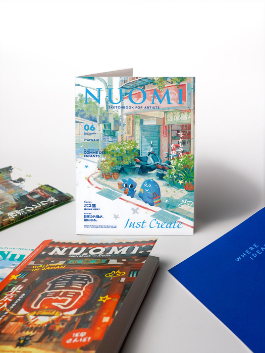 Nuomi｜B6點格筆記本｜與風相遇