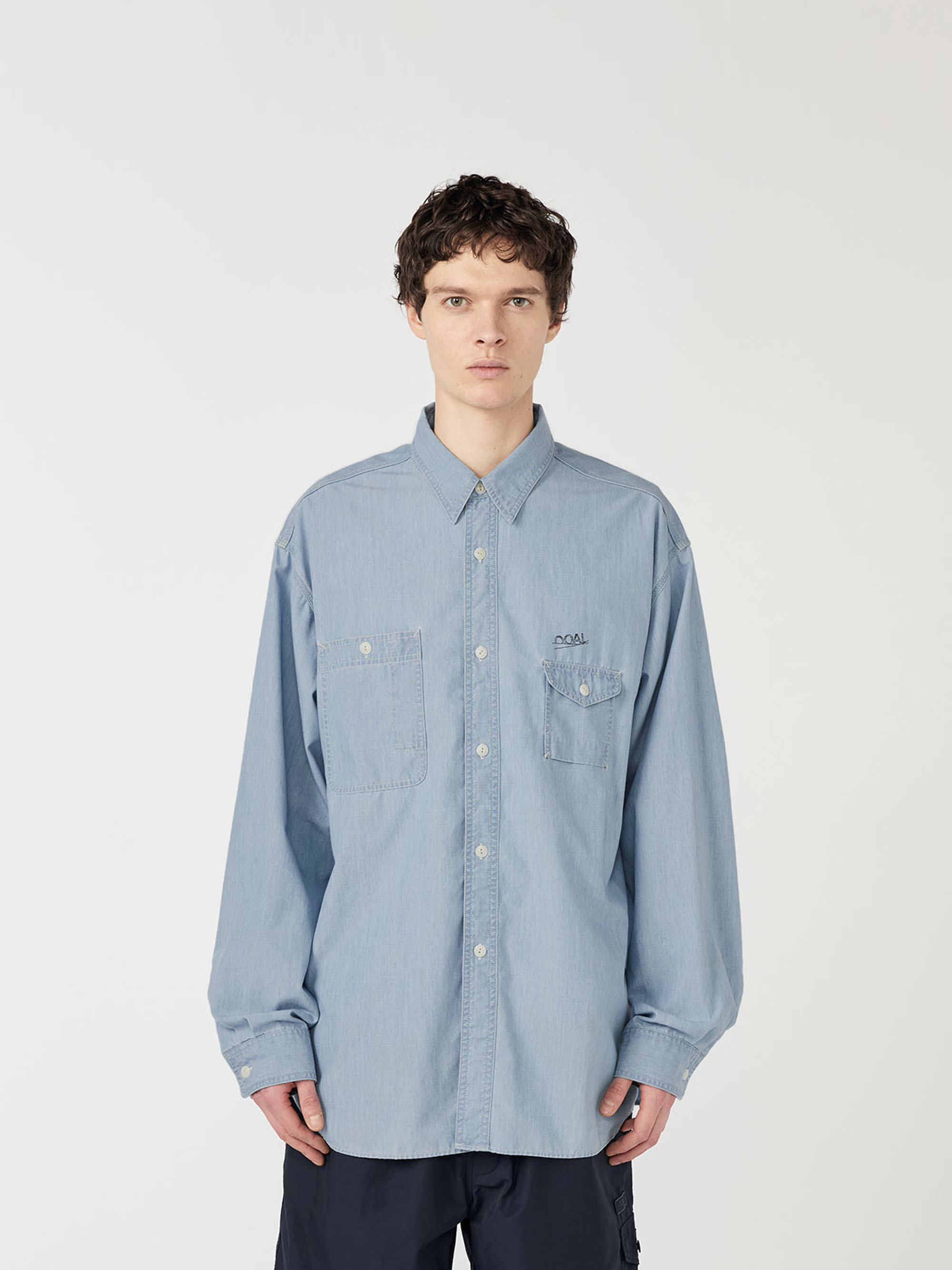 Nanamica REGULAR COLLAR CHAMBRAY SHIRT